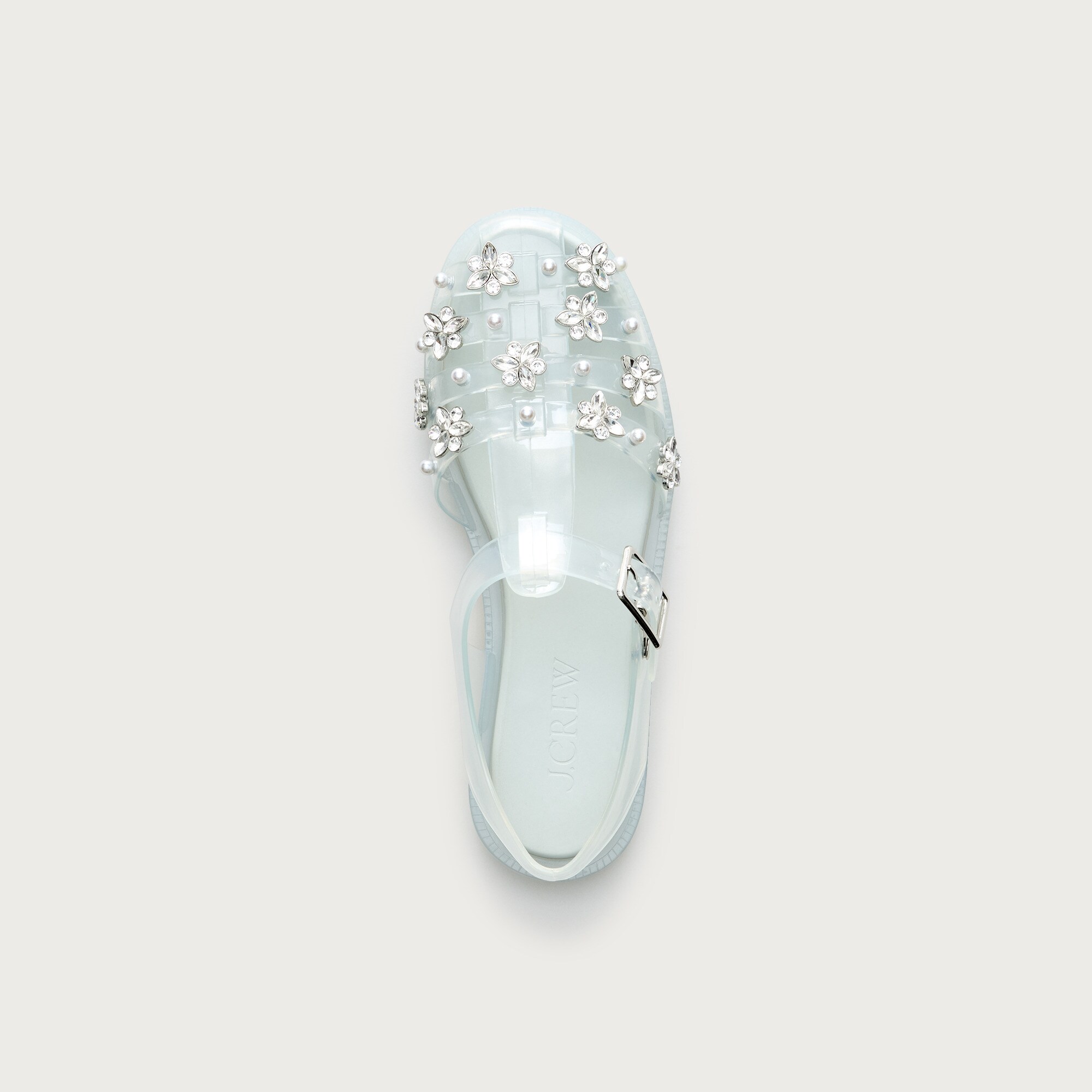 Embellished fisherman jelly sandals