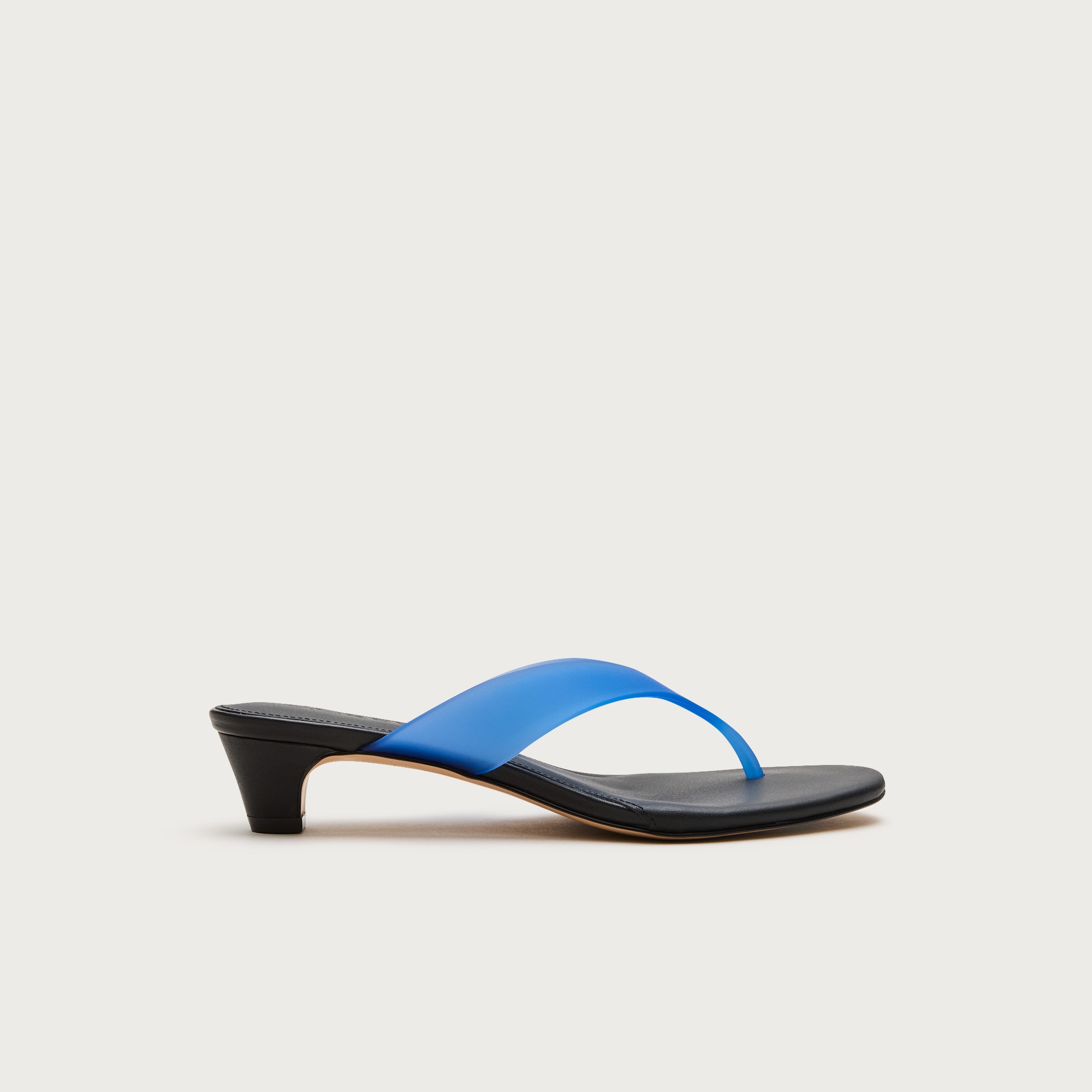 Jelly kitten-heel sandals
