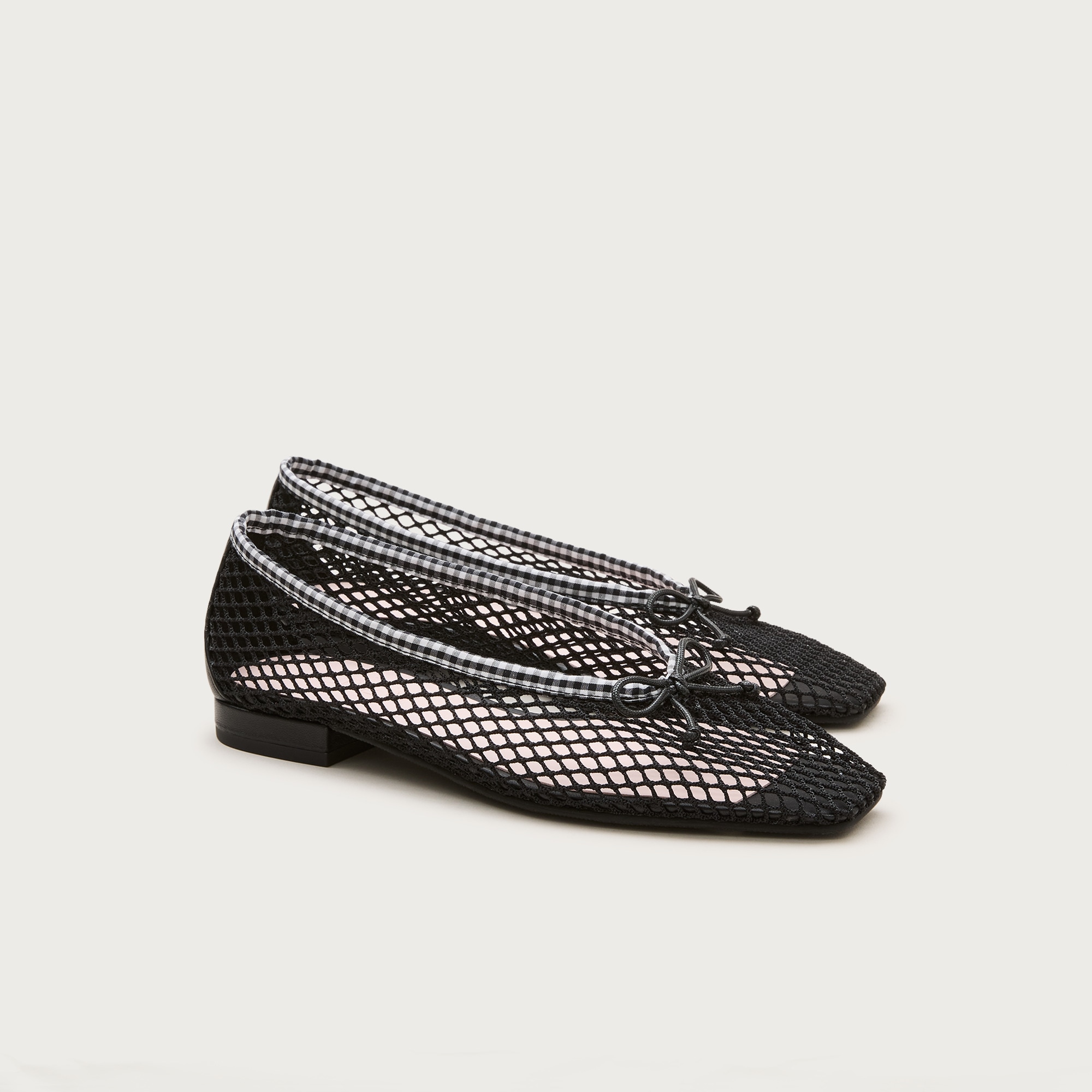 Sophie woven ballet flats in mesh