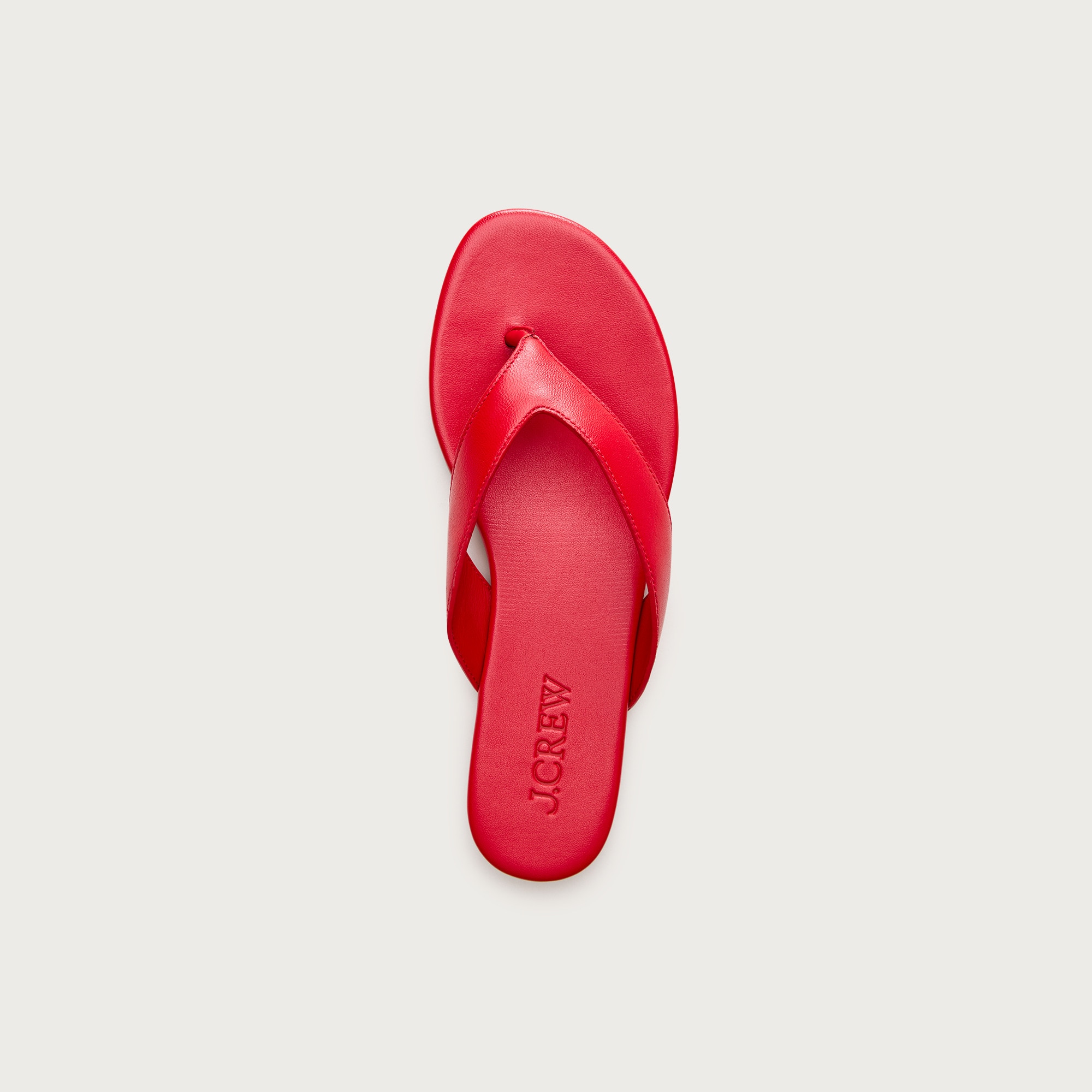 Audrey Slim Thong Sandals In Leather For Women | J.Crew
