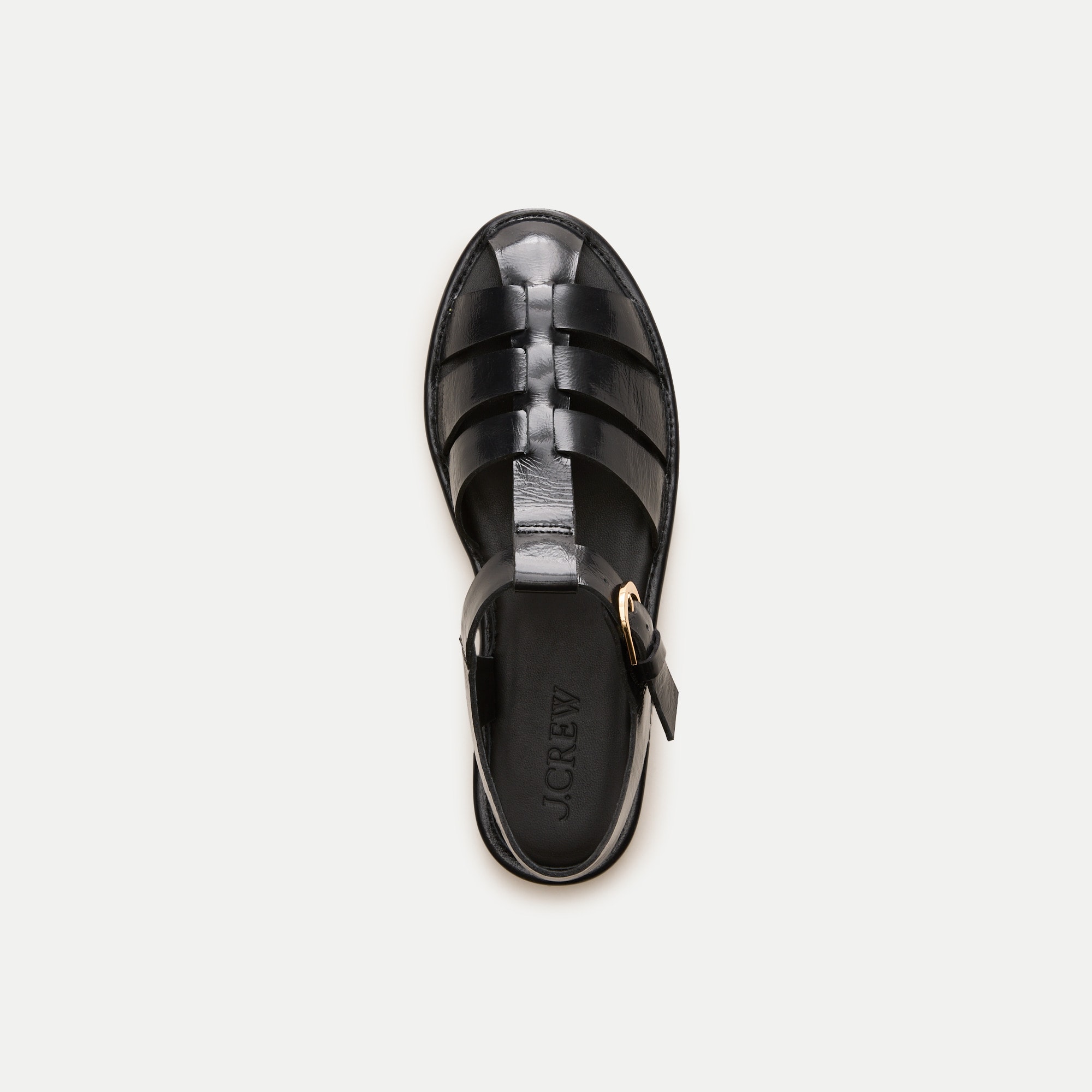 Fisherman sandals in crinkle leather - thumbnail 2