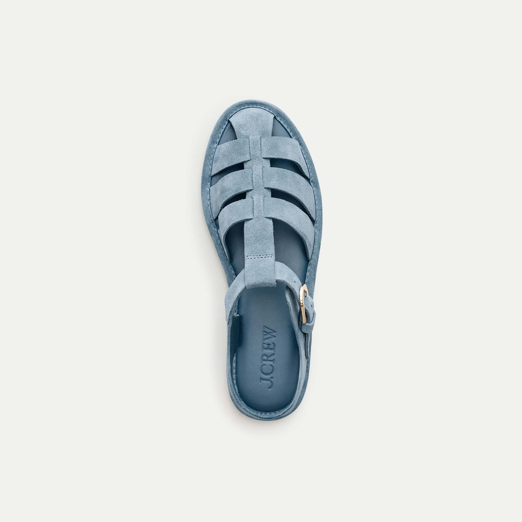 Double-strap Slides In Snakeskin-printed Leather For Women | J.Crew
