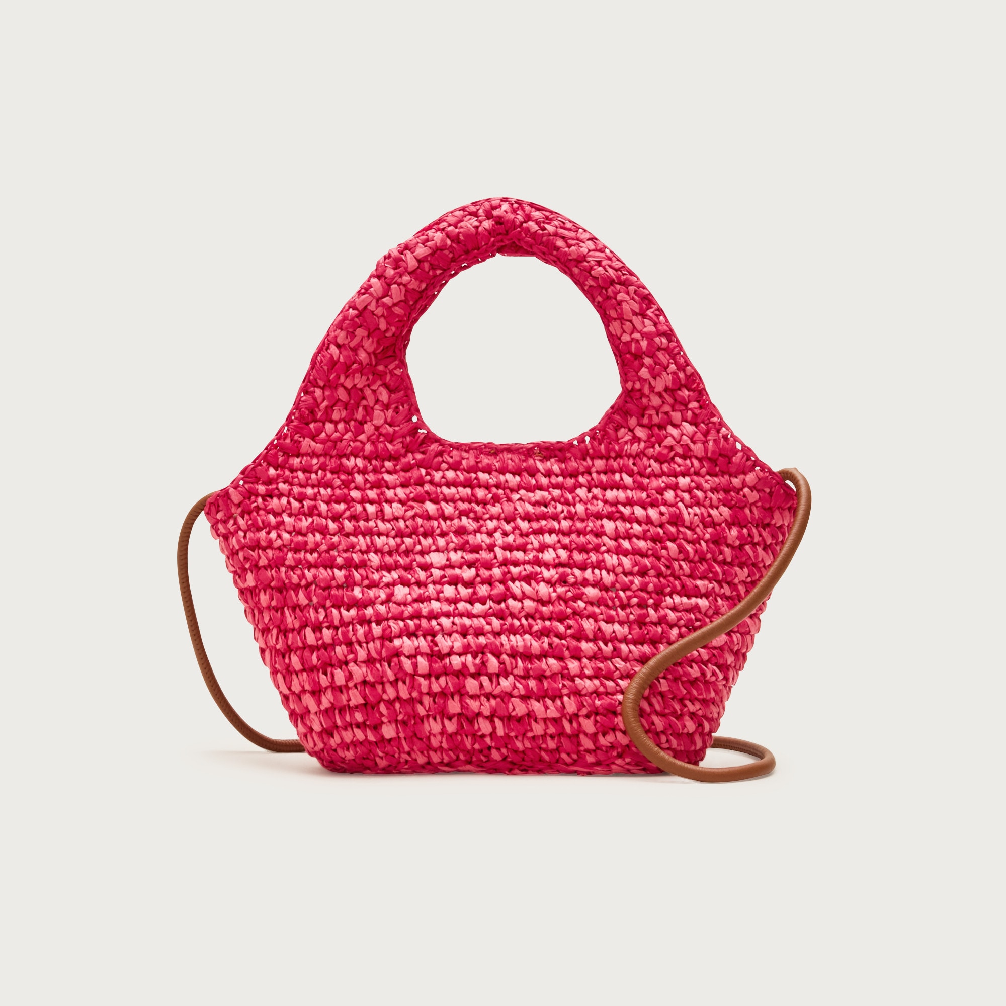Small handwoven tote in marled straw from J.Crew - $72