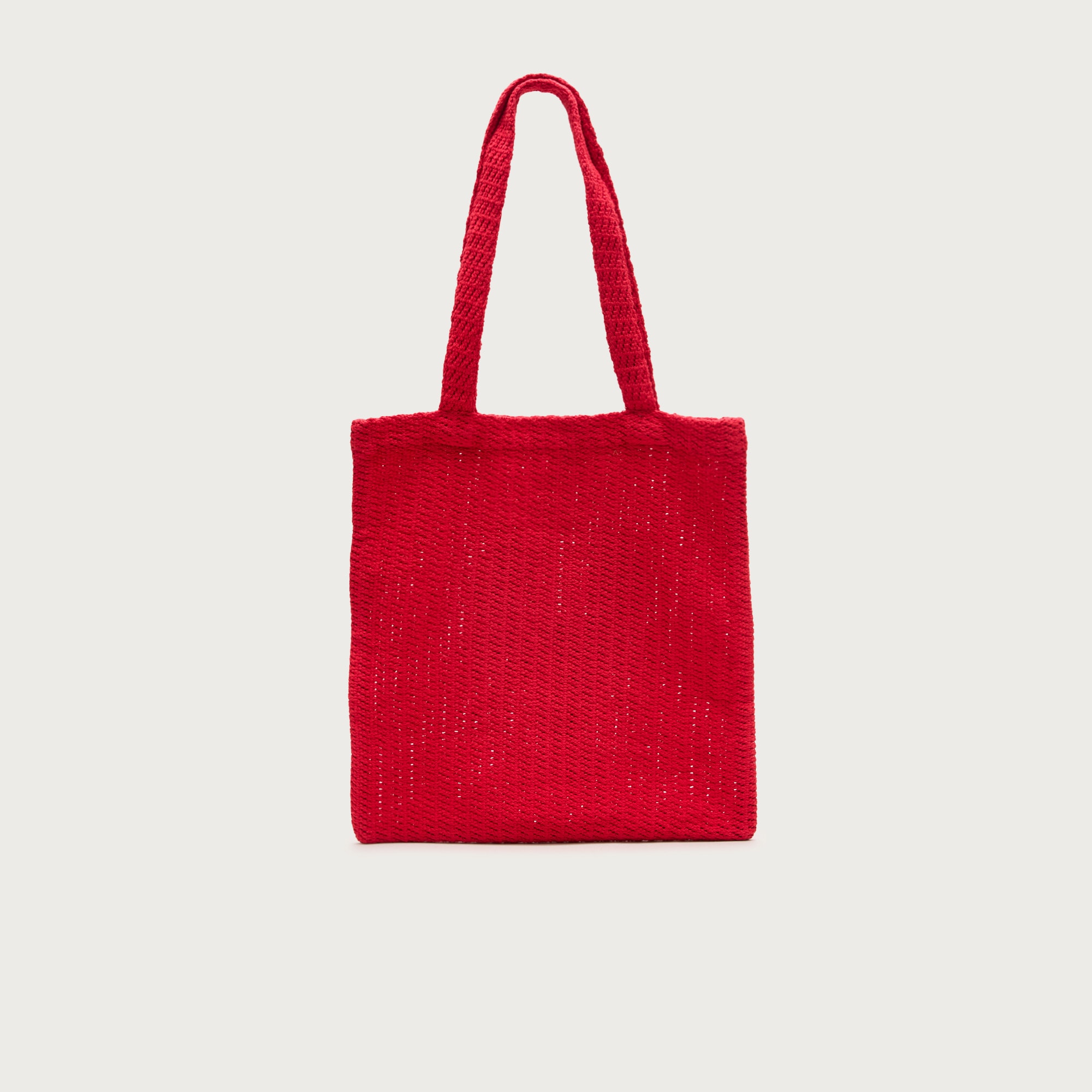 Embroidered lobster tote bag