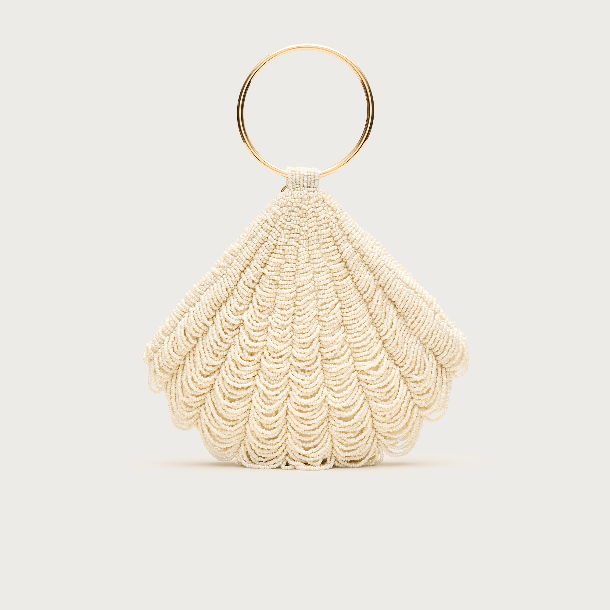 Beaded shell bag