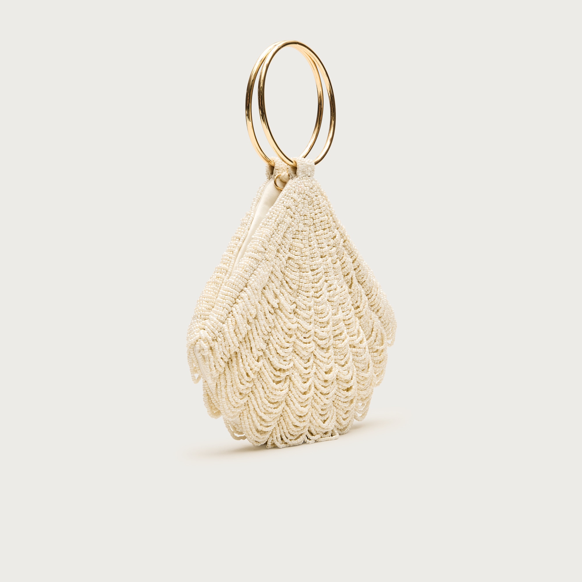 Beaded shell bag