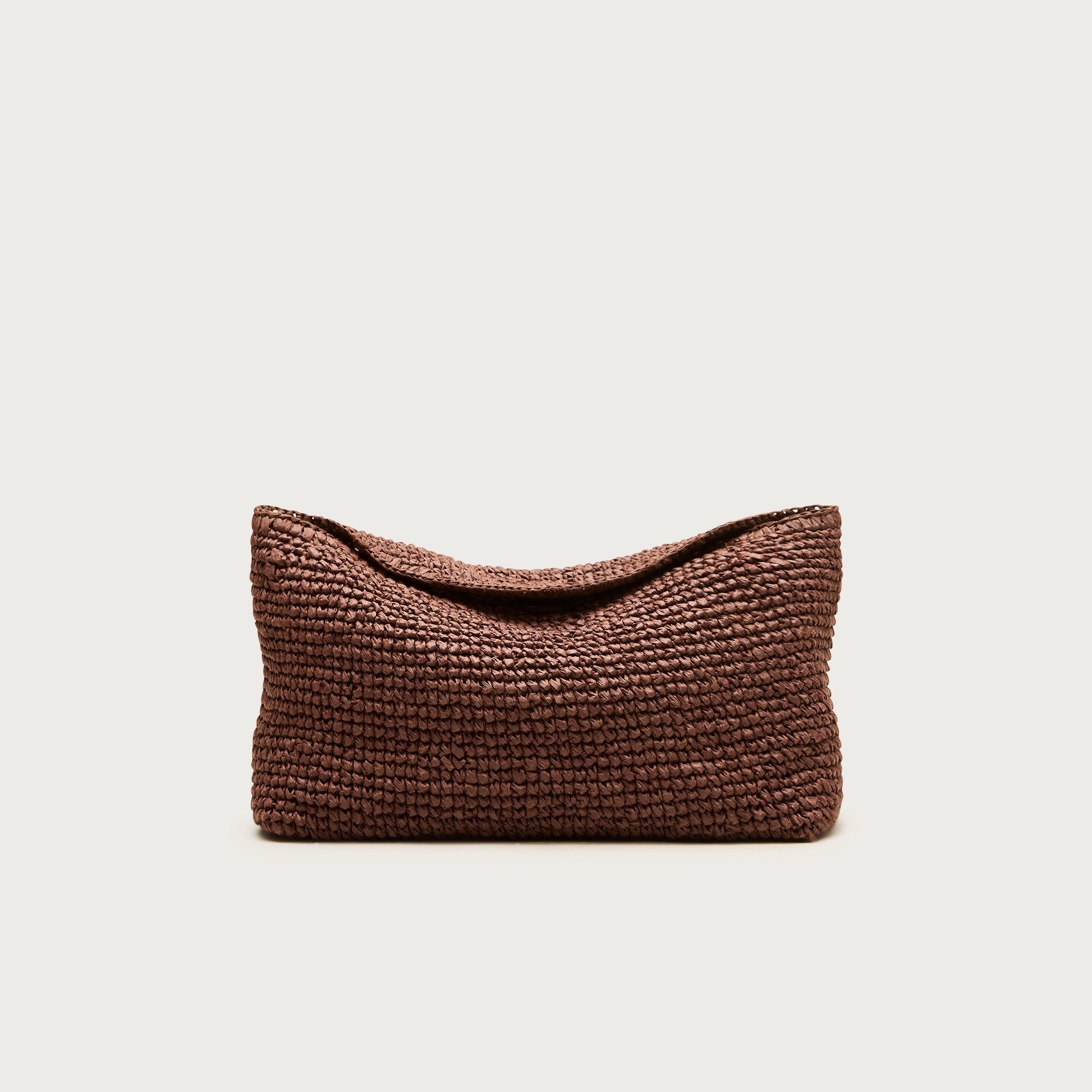Berkeley small straw bag with beaded strap