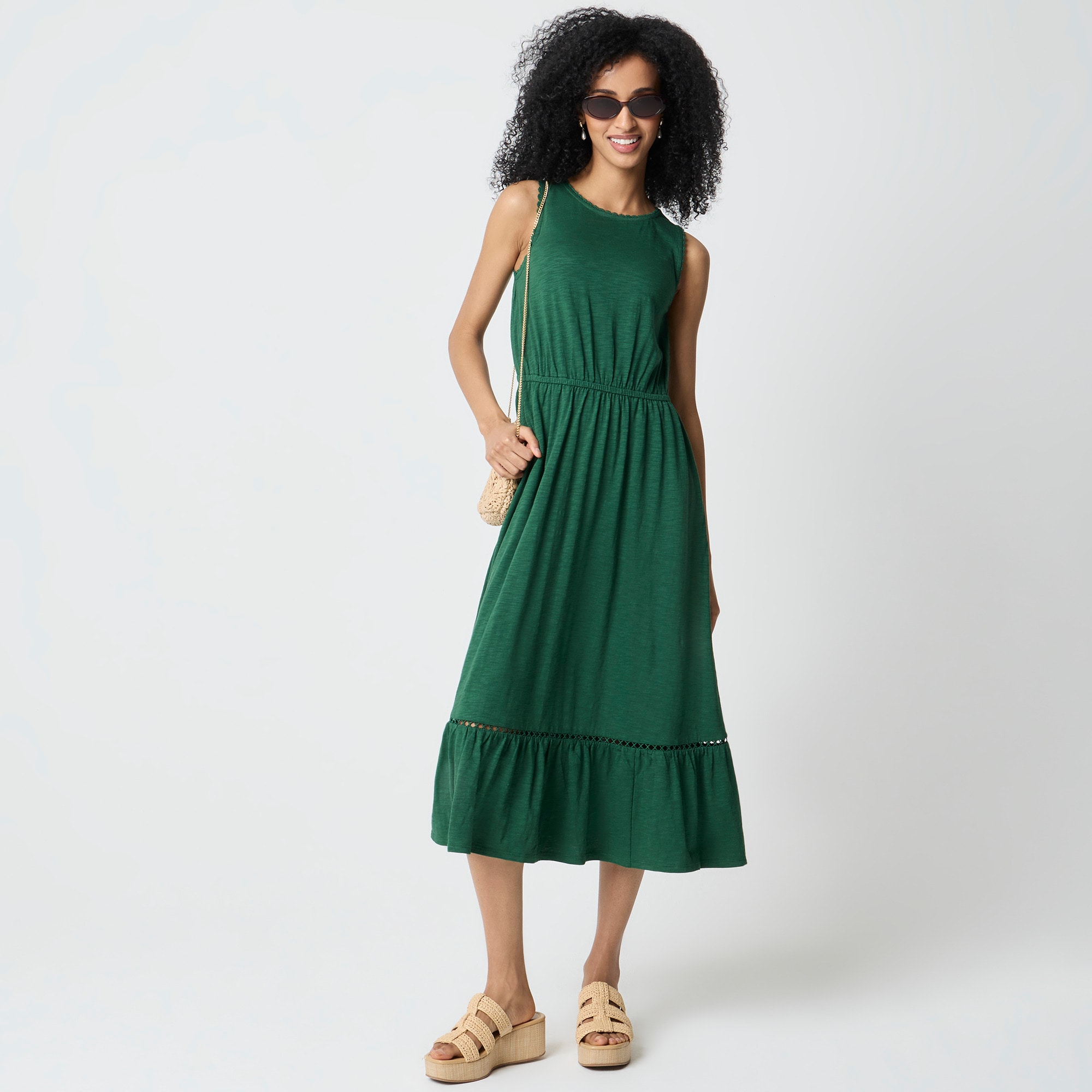 Knit midi dress