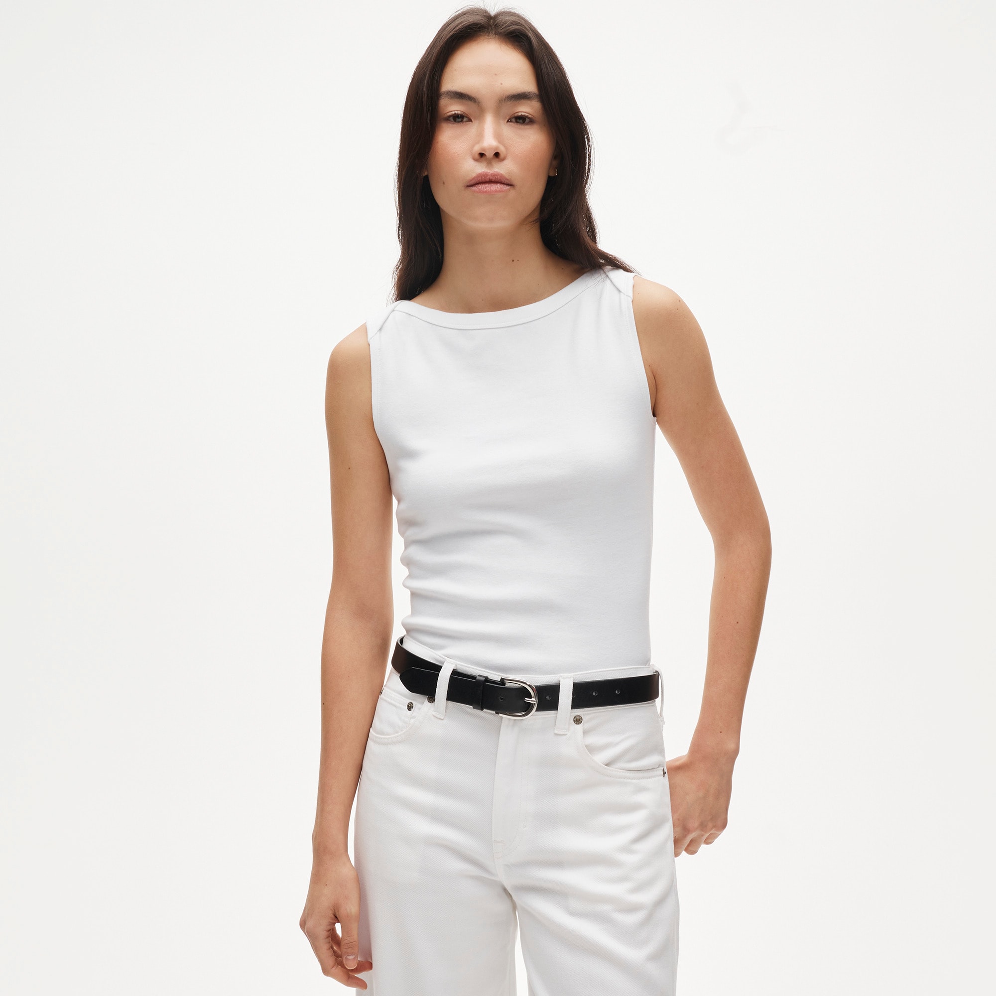 Perfect-fit boatneck tank top - image 2