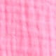 Striped gauze popover top BRIGHT BUBBLEGUM
