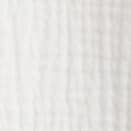 Striped gauze popover top WHITE