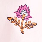 Gingham puff-sleeve button-up top PINK OPAL