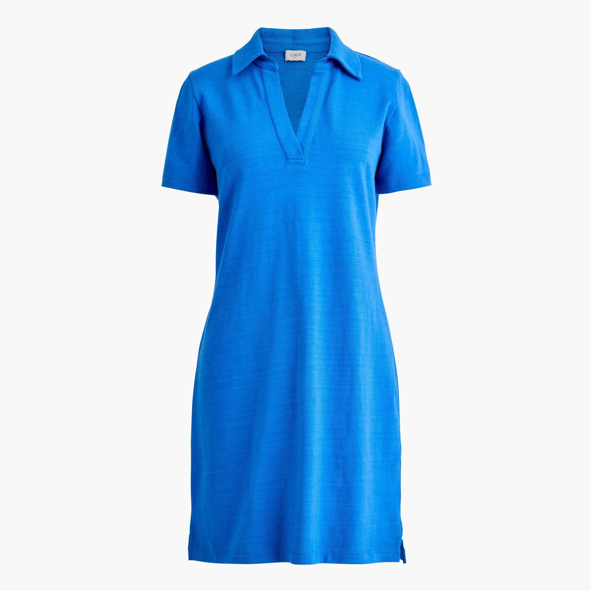 100% Cotton Knit Collared Mini Dress For Women | Factory