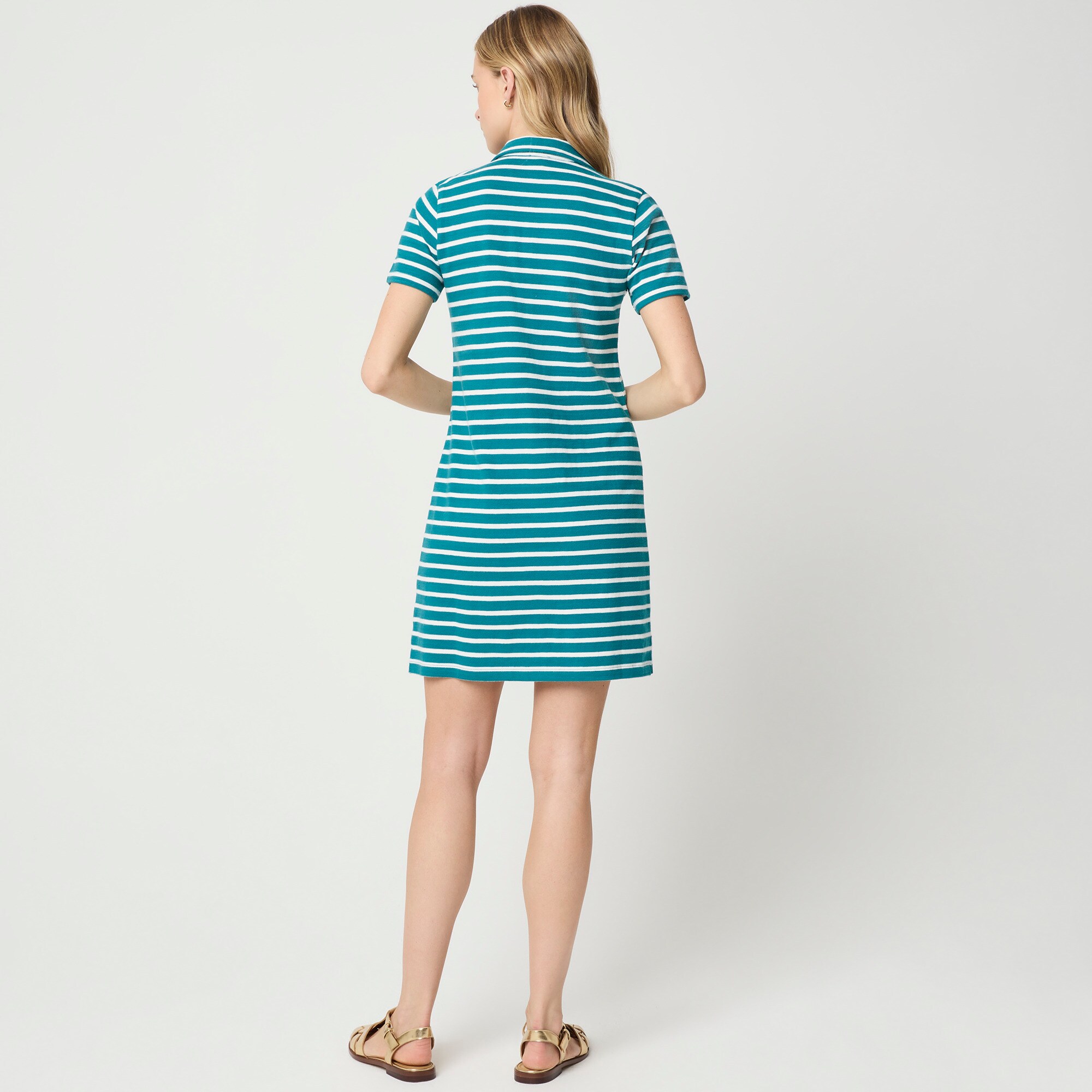 j crew short sleeve knit dress J.Crew Factory Women's NWT Striped Short Sleeve Knit Mixy Dress Size: S M L  XL