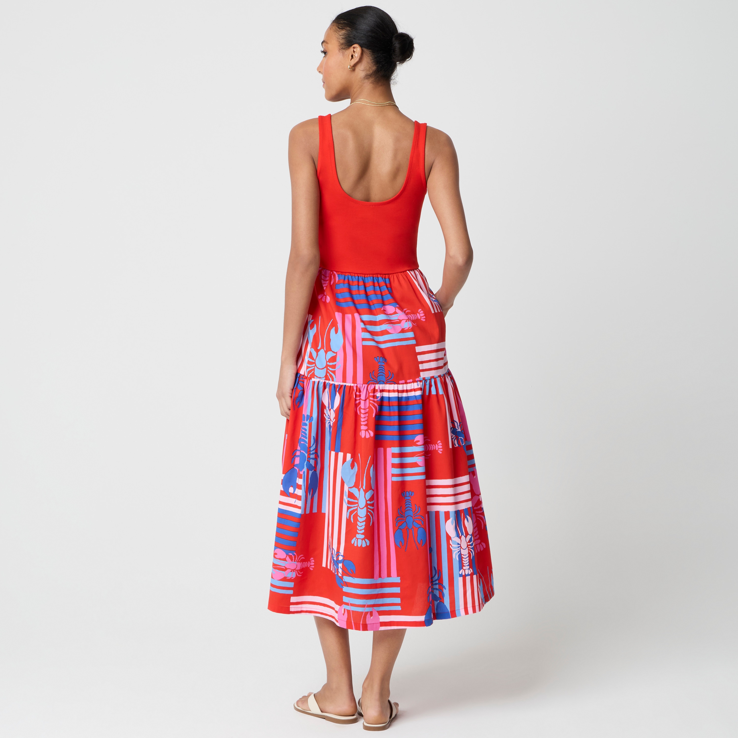 women's tiered knit mini dress j.crew factory Knit Broken-in Jersey Tiered Mini Dress For Women