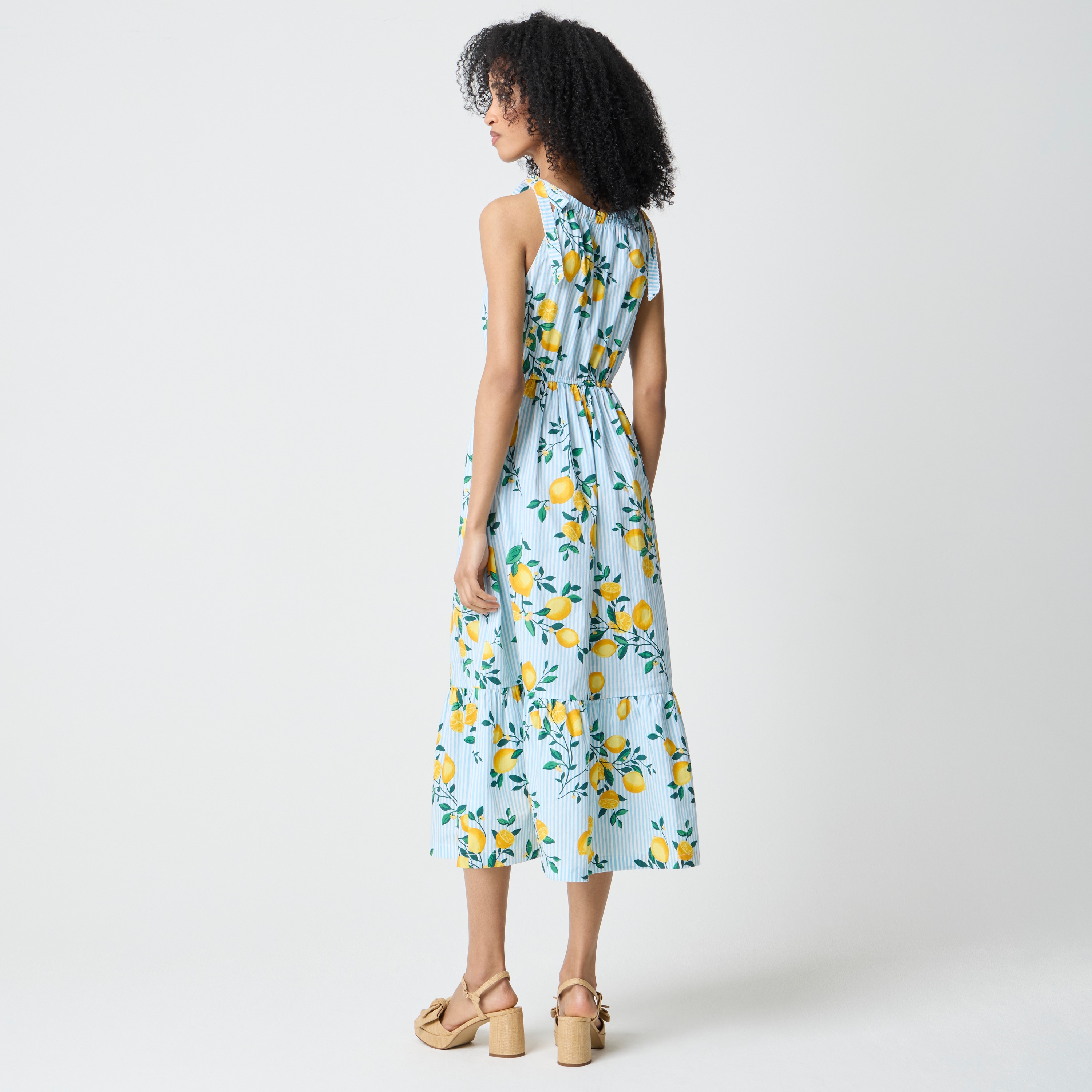 Tie-shoulder midi dress - image 3