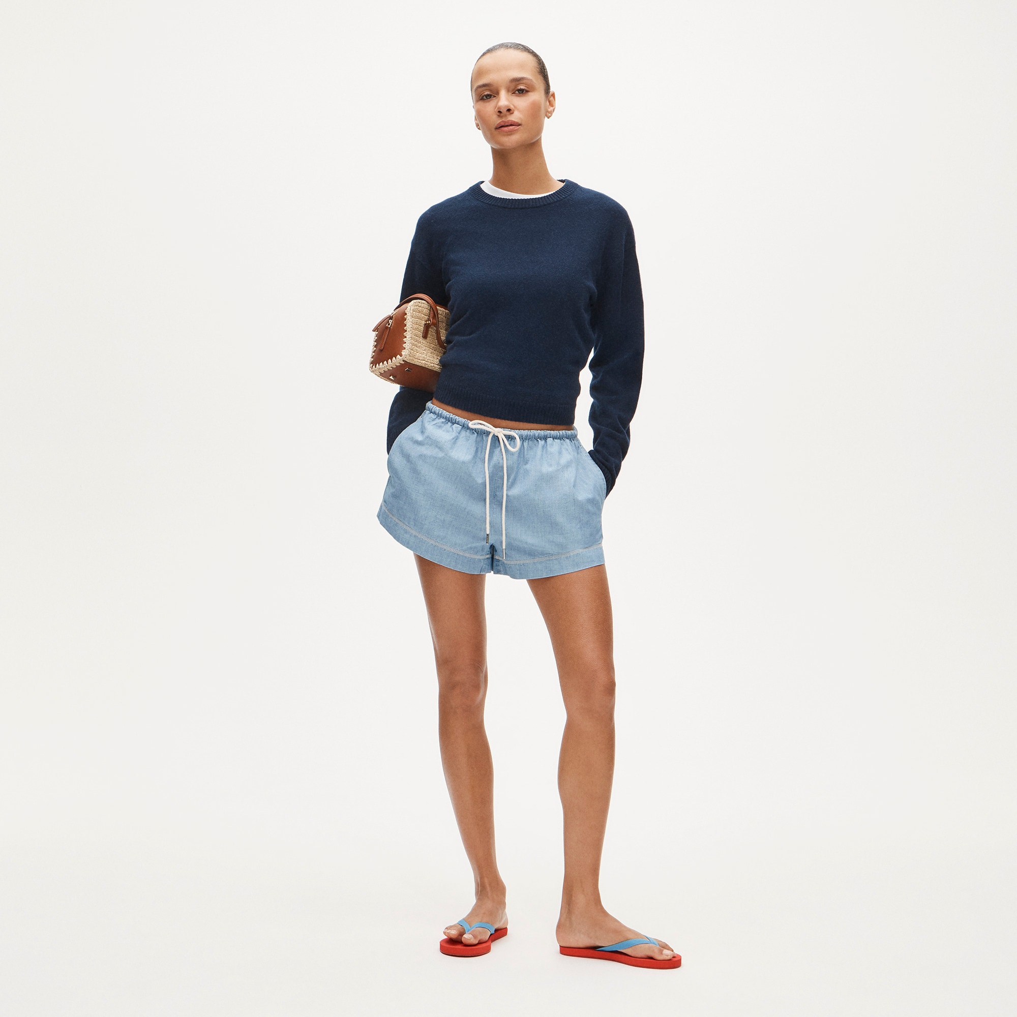 Cruise short in chambray - image 2