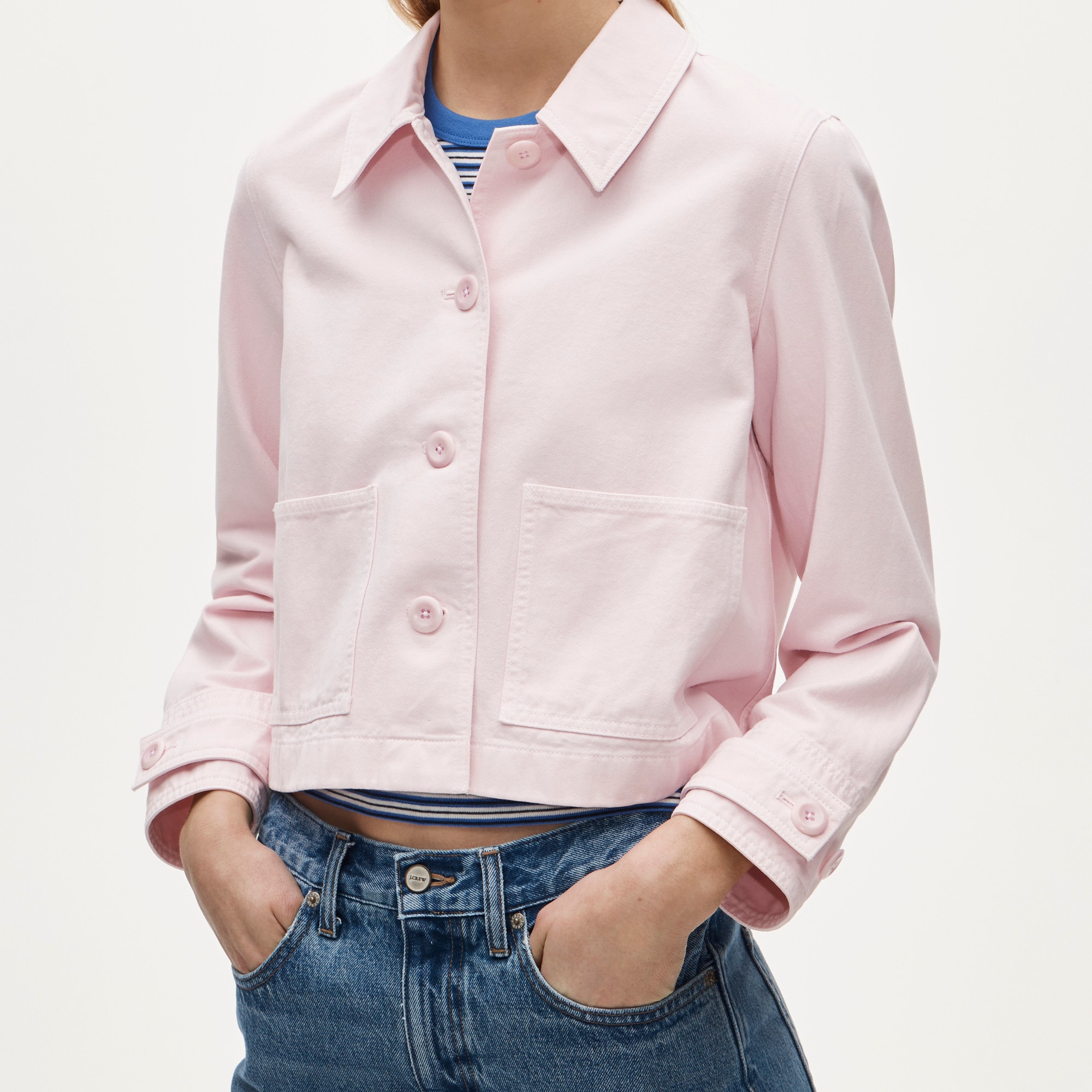 Cropped Barn Jacket&trade; in cotton twill - image 4
