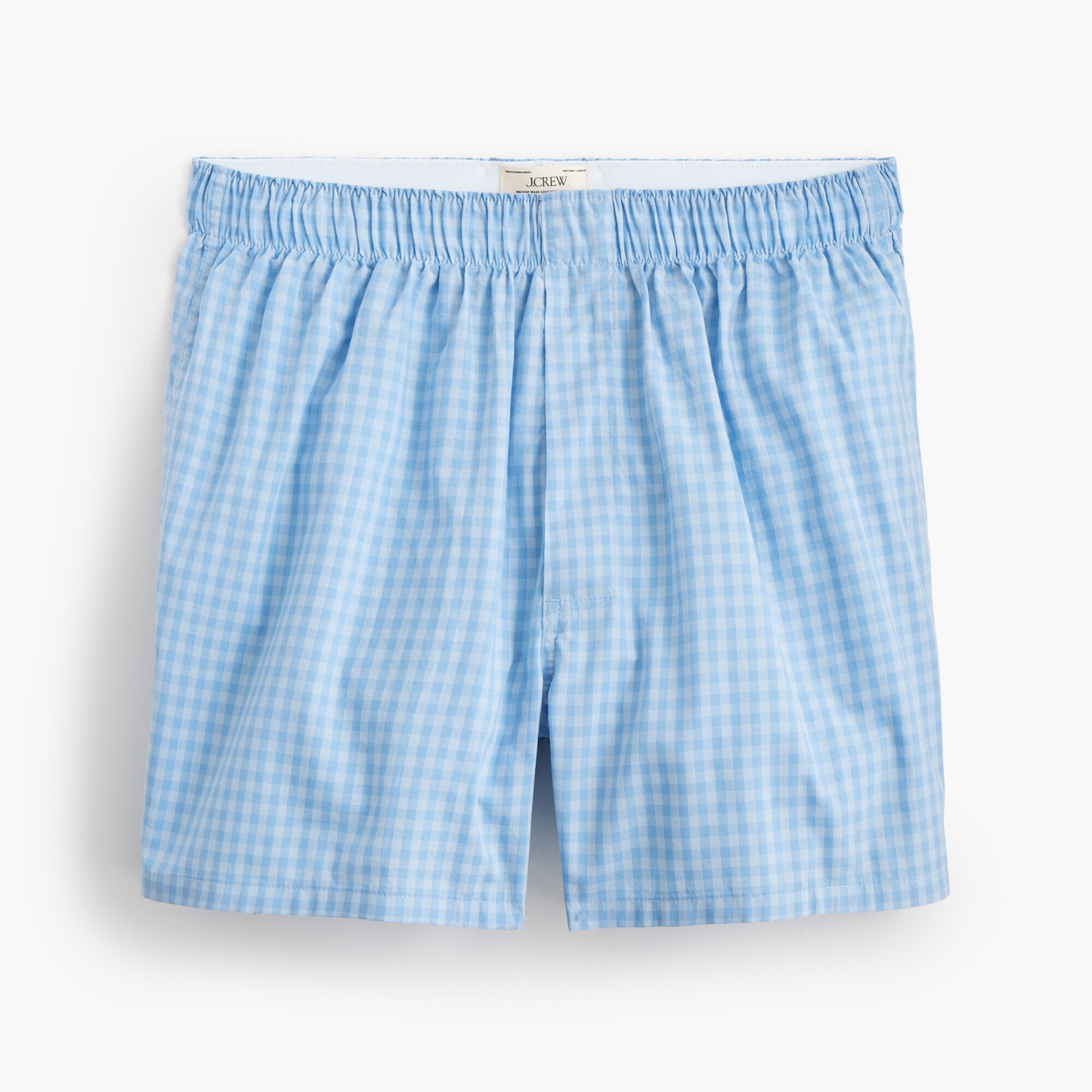 chambray gingham woven boxers for men
