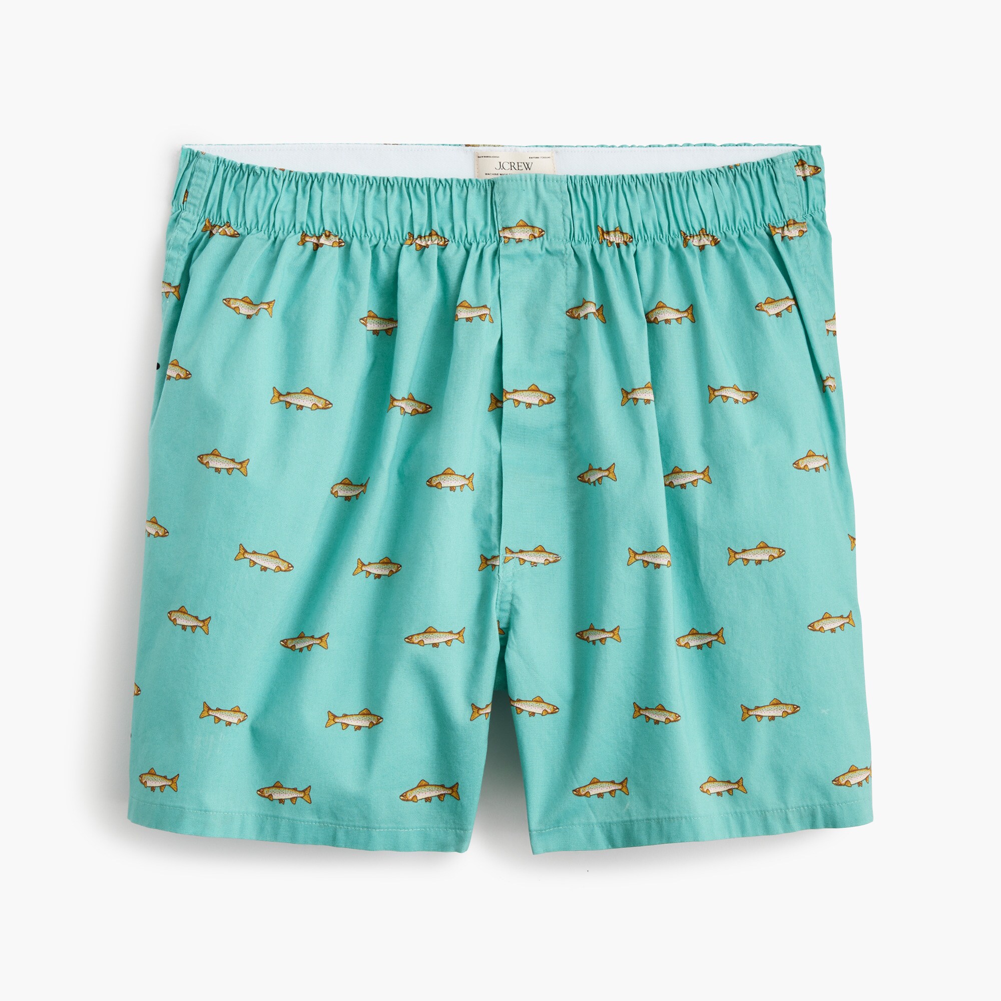 mens Fish woven boxers