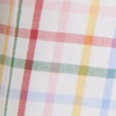 Plaid woven boxers WHITE VINTAGE PINK