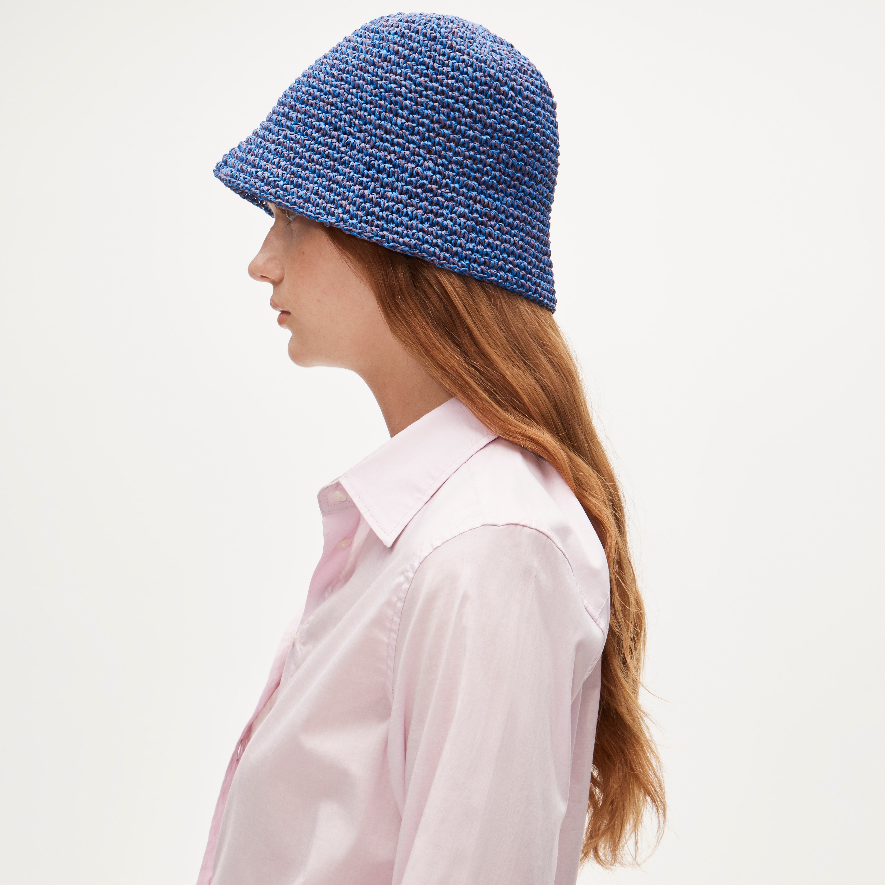 Handcrocheted Marled Straw Hat For Women | J.Crew