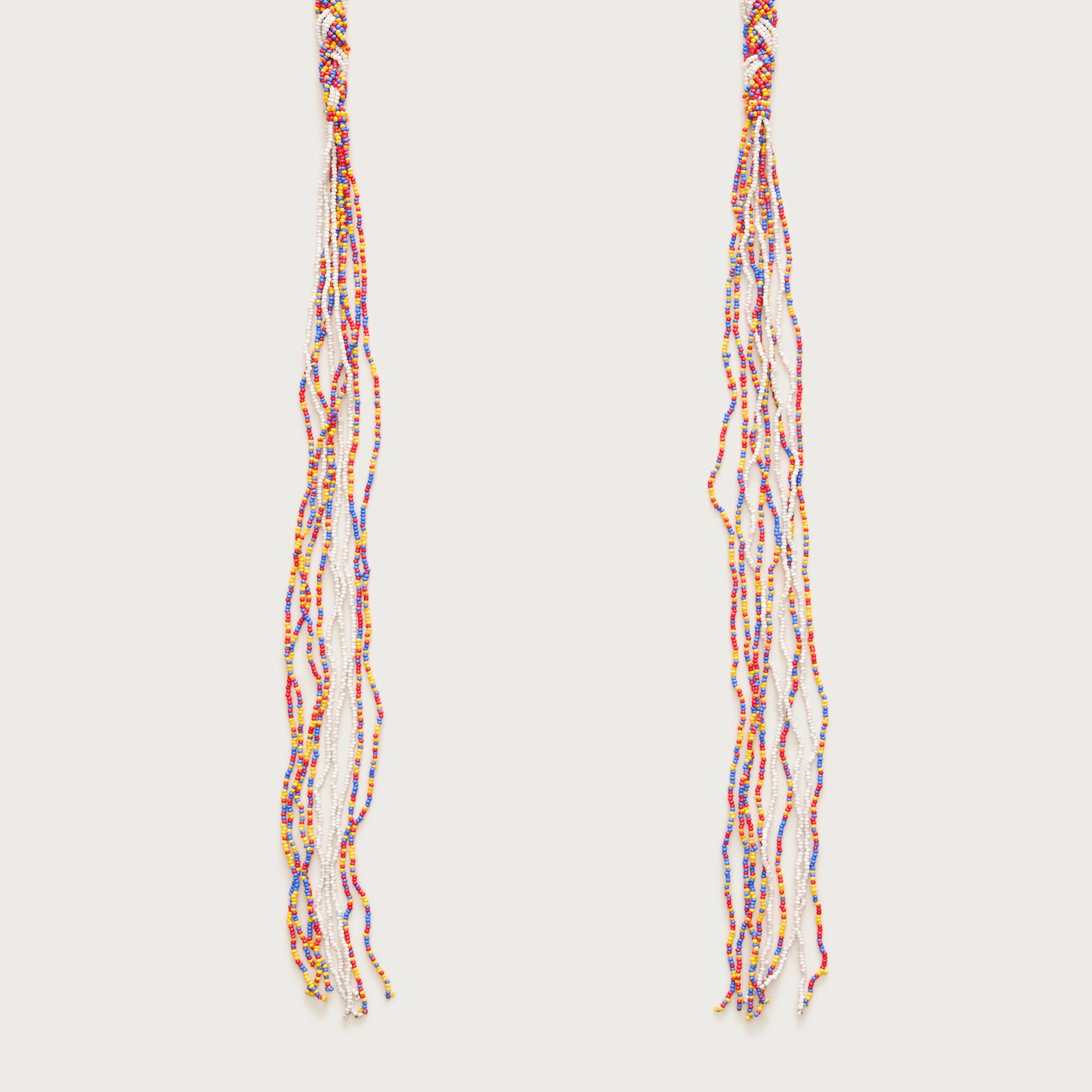 Beaded braid belt