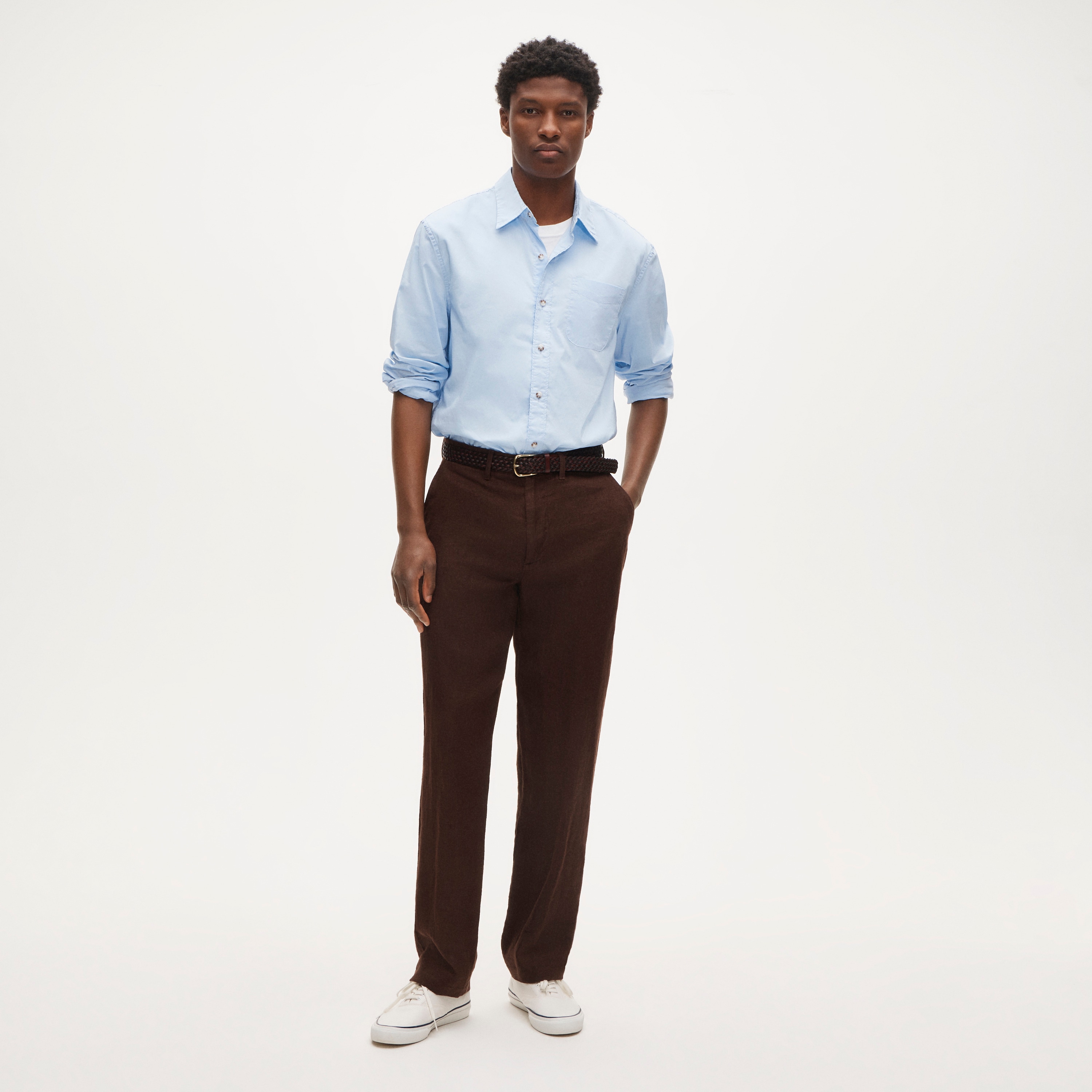 Classic-fit Linen Trouser For Men | J.Crew