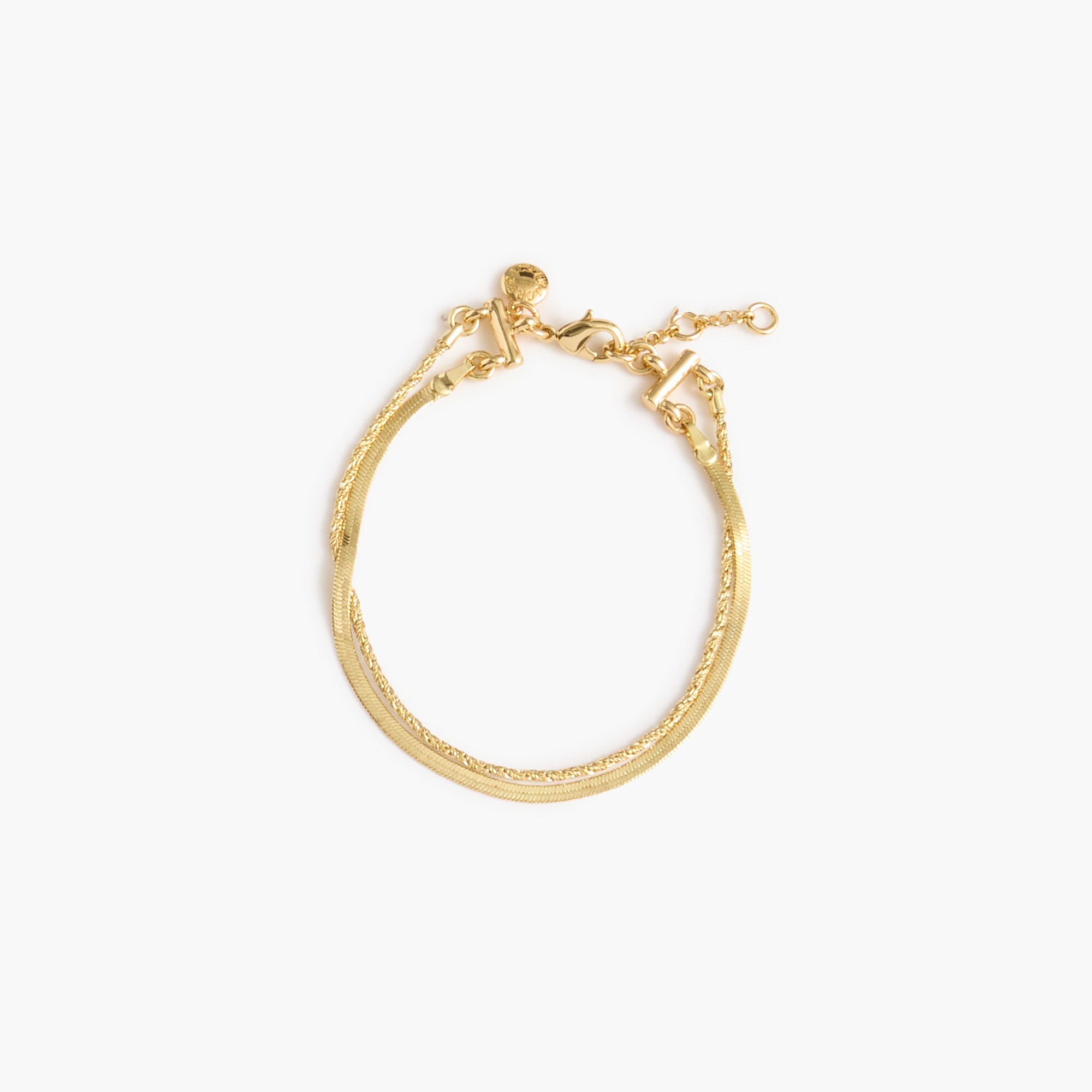 rope chain bracelets set-of-two for women