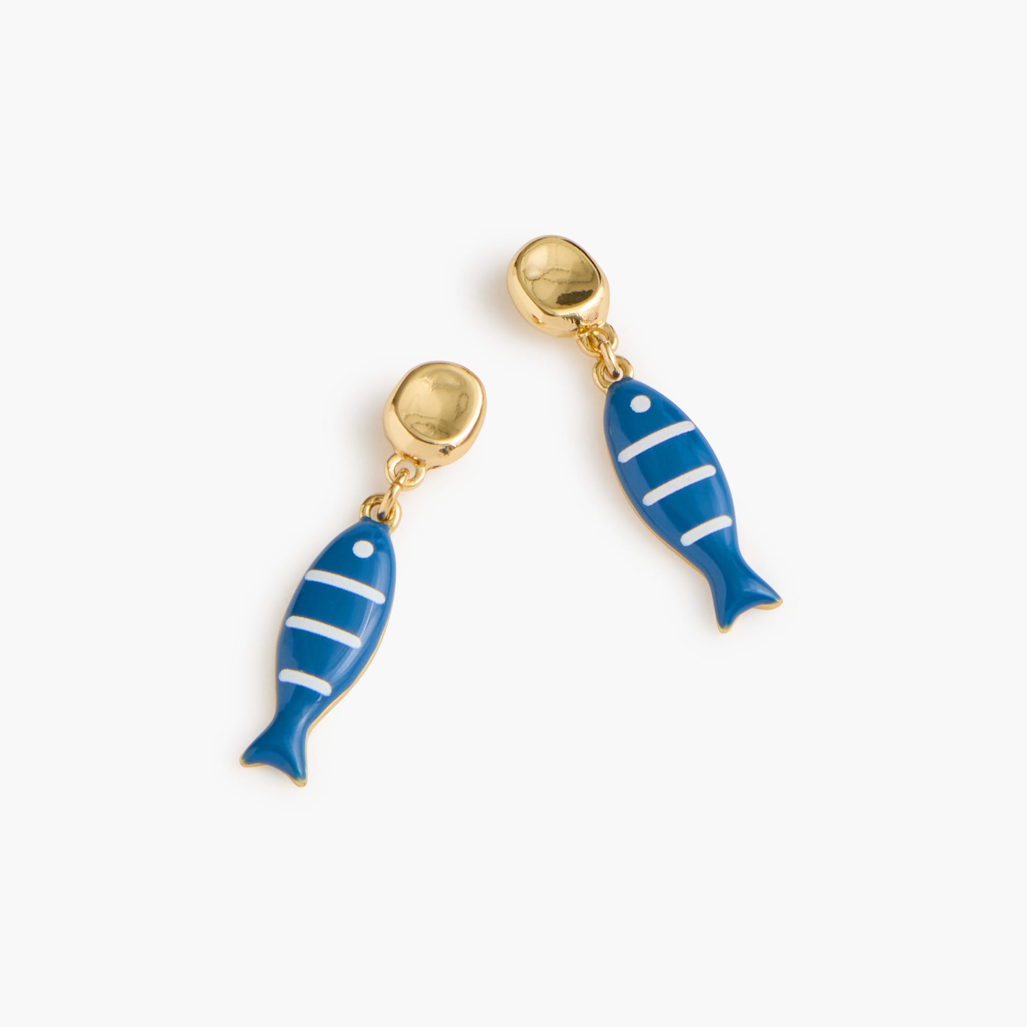 fish lure earrings Fishing Drop Style Earrings, 3-pc., Textured White, Ocean Blue, T  CapeAnnies 1.25in / 3.0cm Wholesale Blue Iridescent Fisherman Earrings