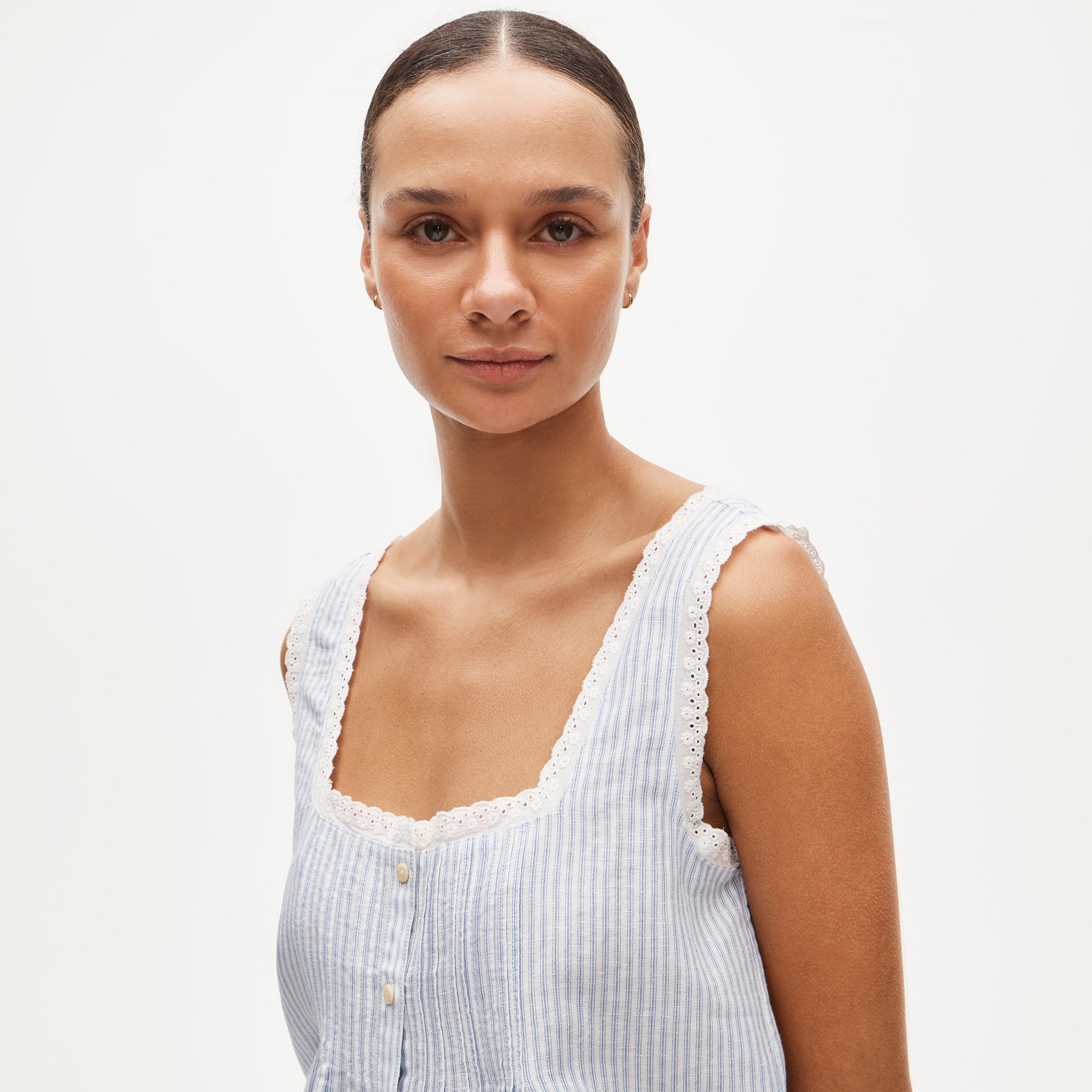 Long-sleeve Pajama Short Set In Tartan Flannel For Women | J.Crew