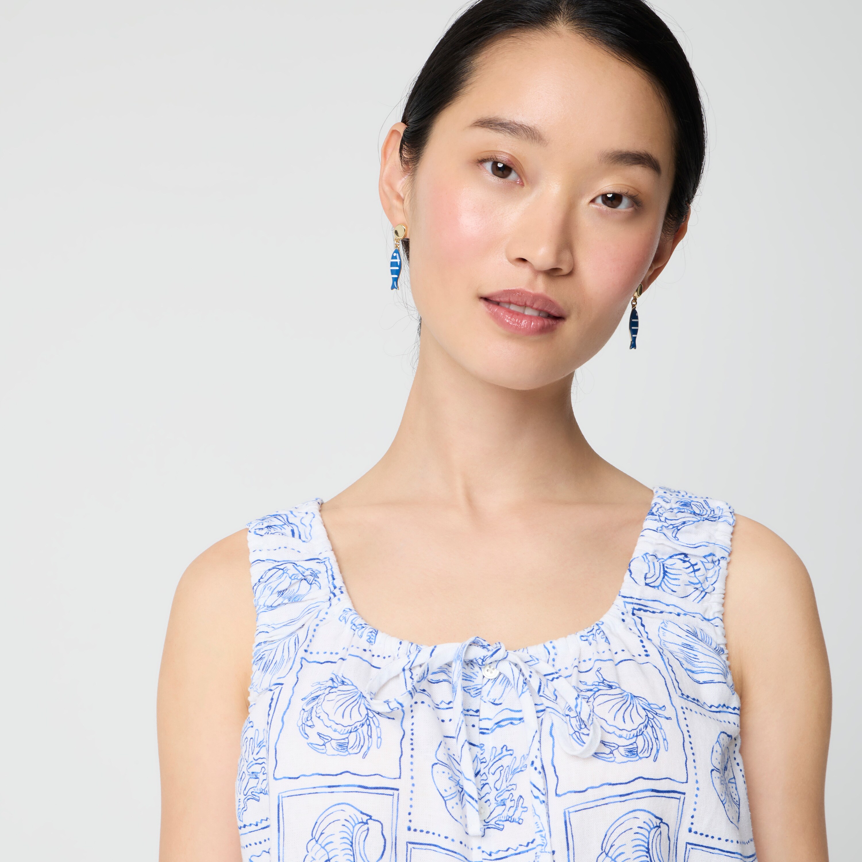 Linen-blend Tank Top For Women | Factory