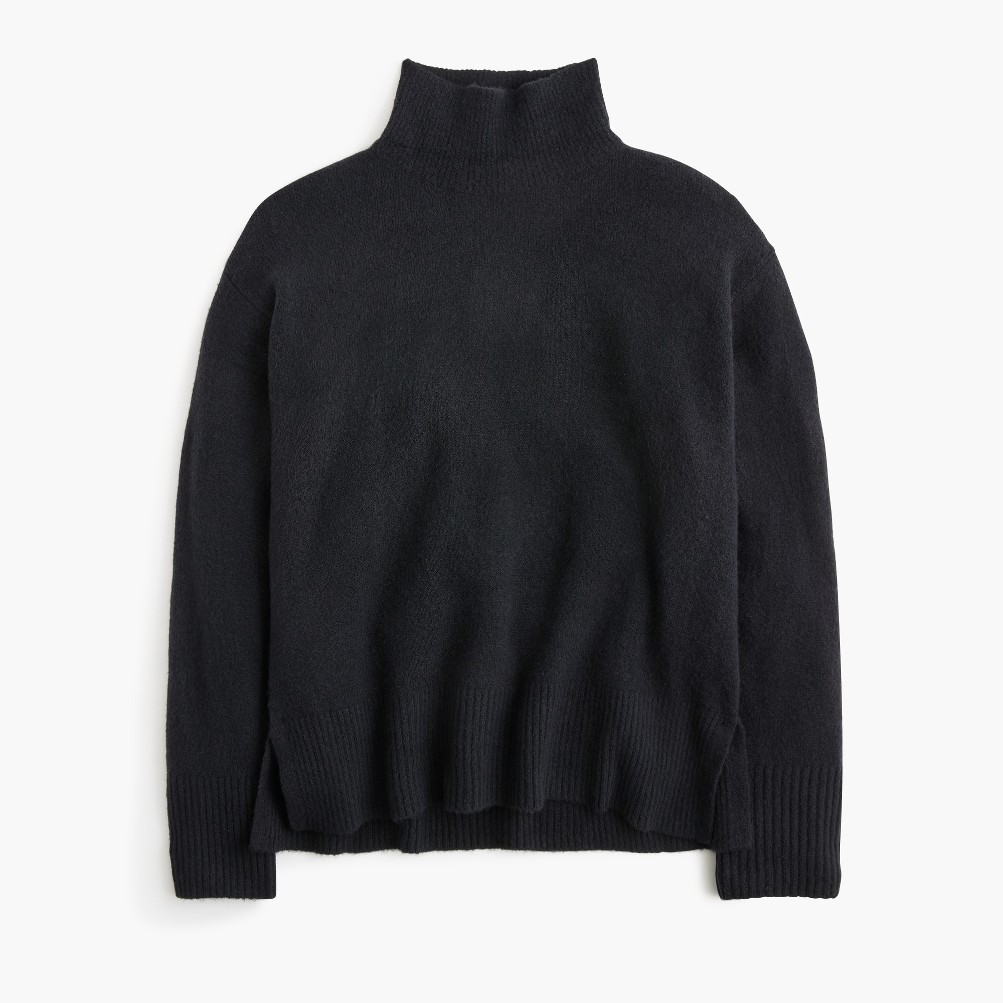  Mockneck sweater in extra-soft yarn