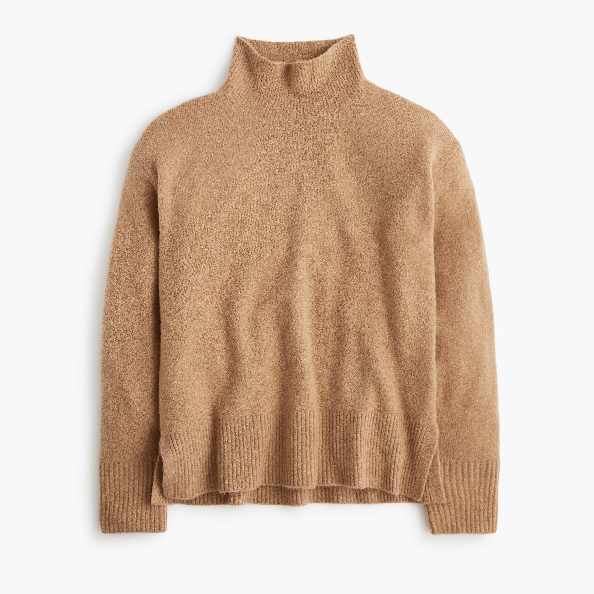  Mockneck sweater in extra-soft yarn