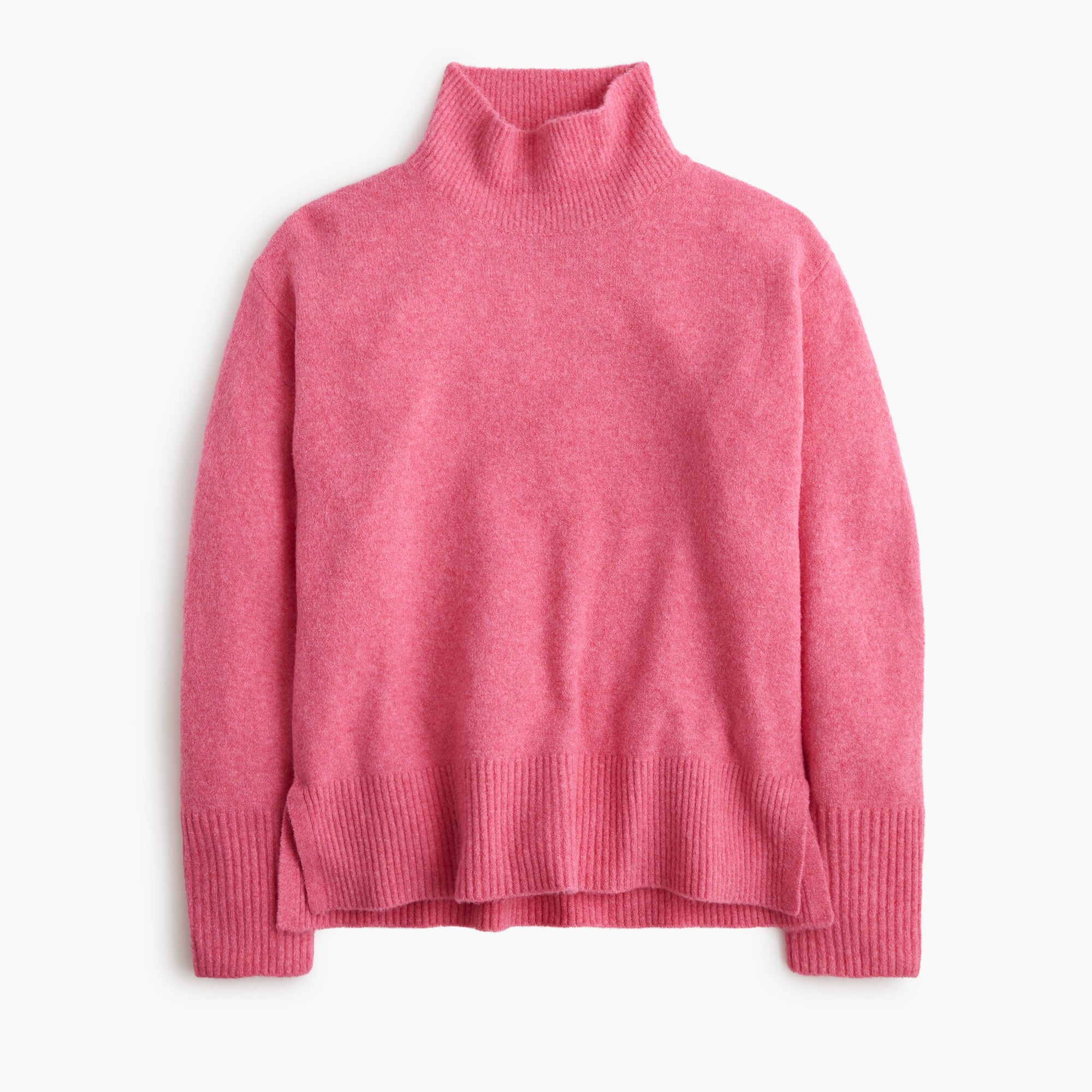  Mockneck sweater in extra-soft yarn