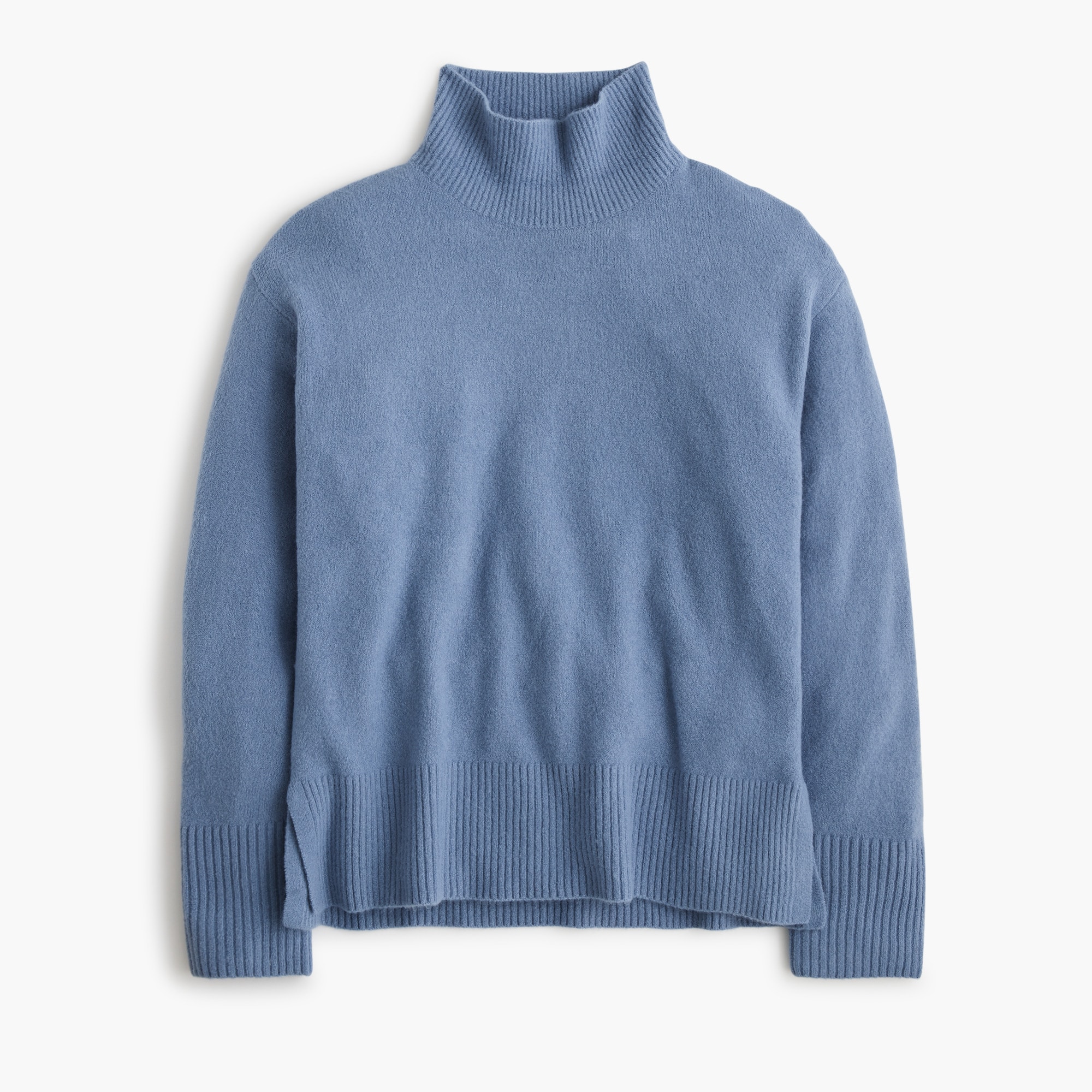 Mockneck sweater in extra-soft yarn