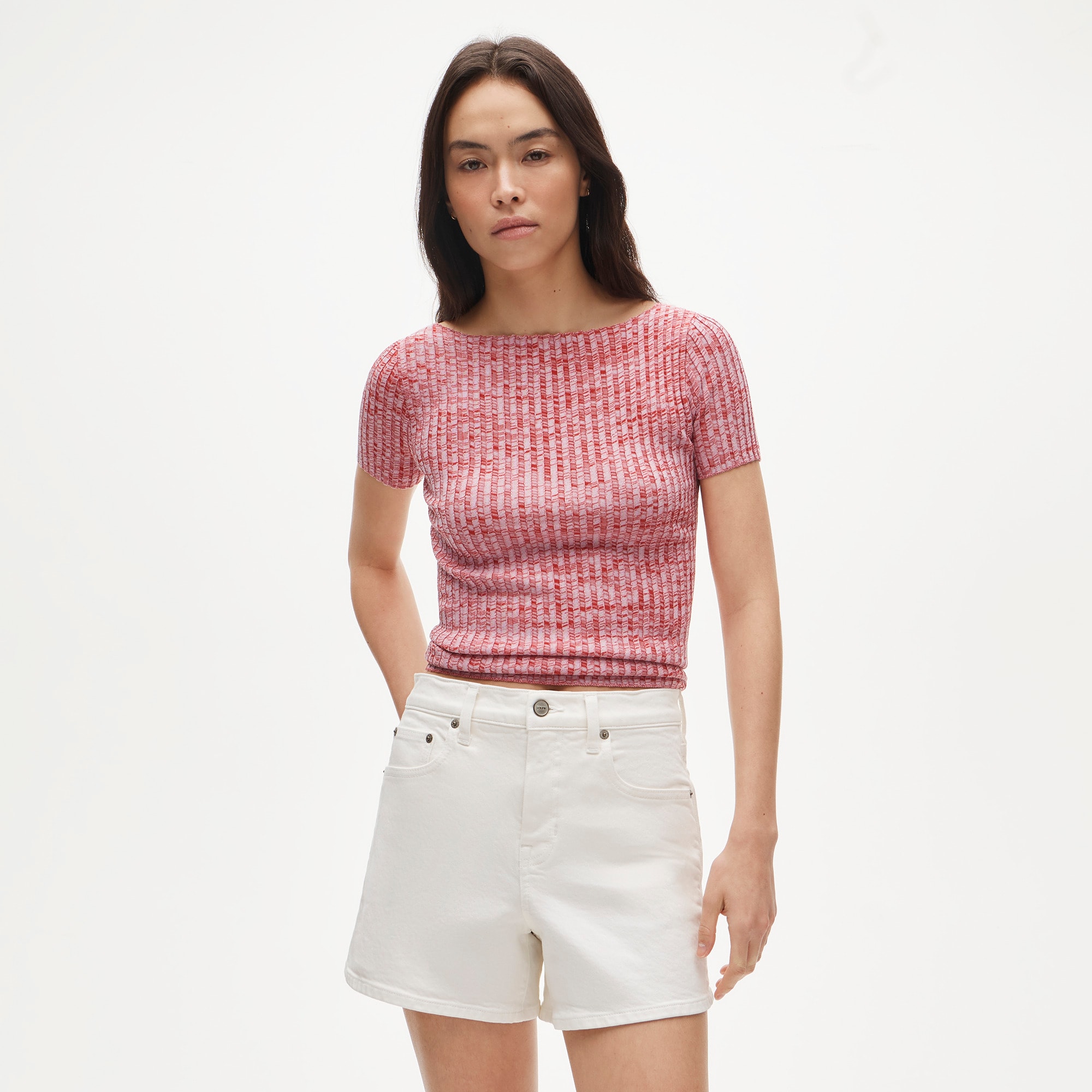 High-rise denim short - image 3