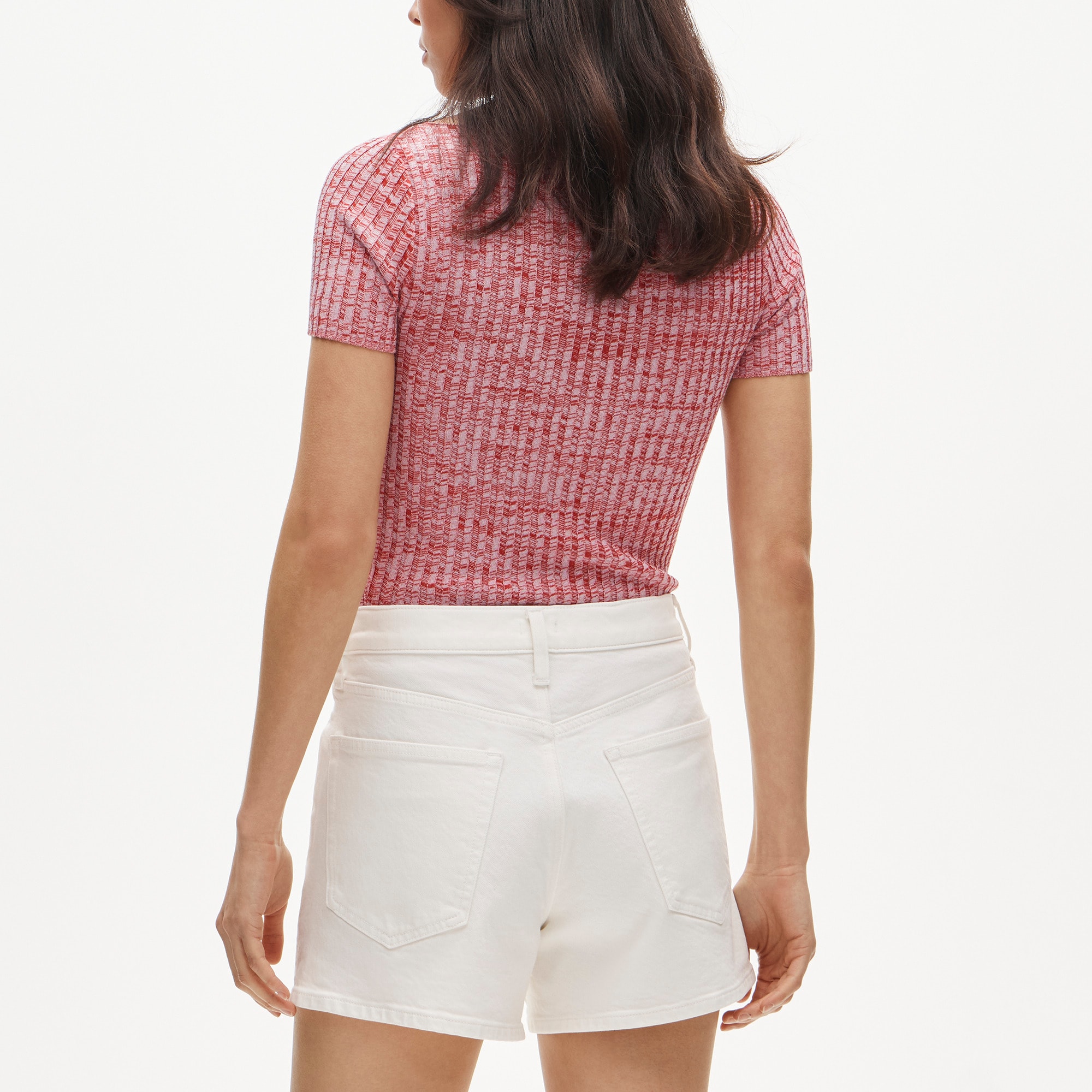 High-rise denim short - image 5