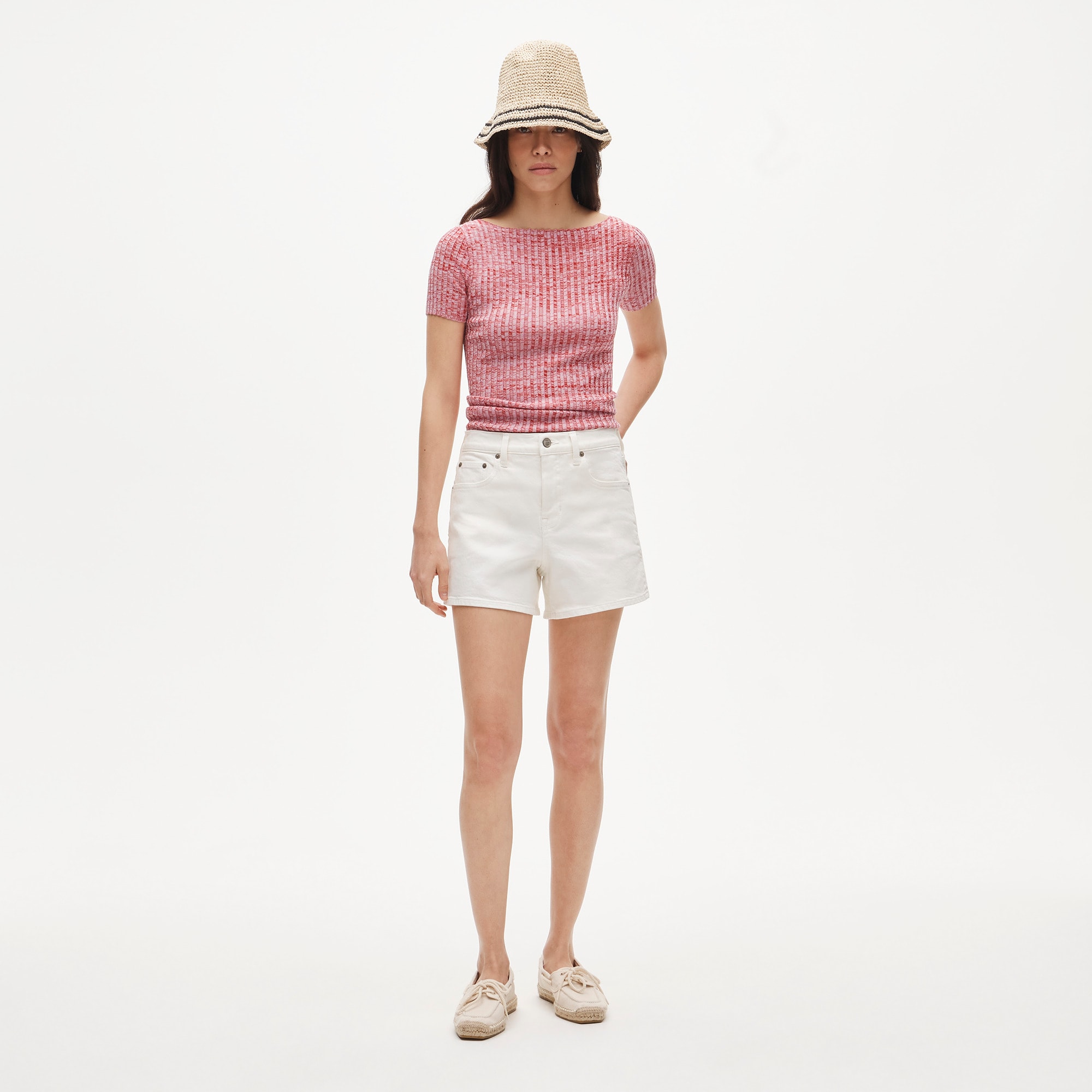 High-rise denim short - image 2