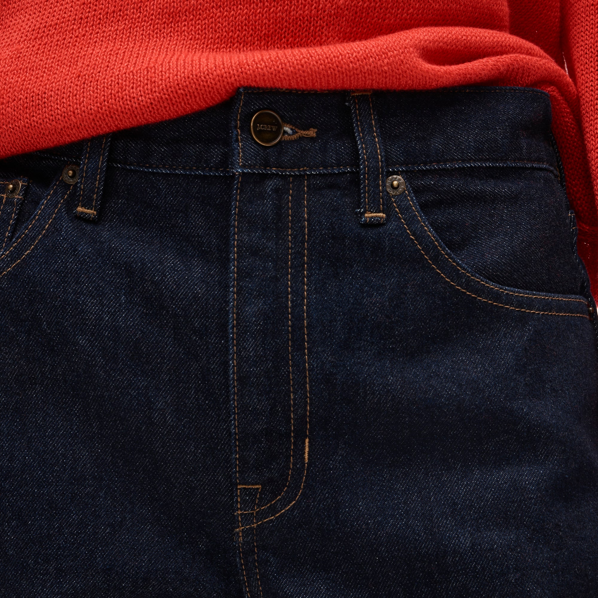 Denim bermuda short - image 4