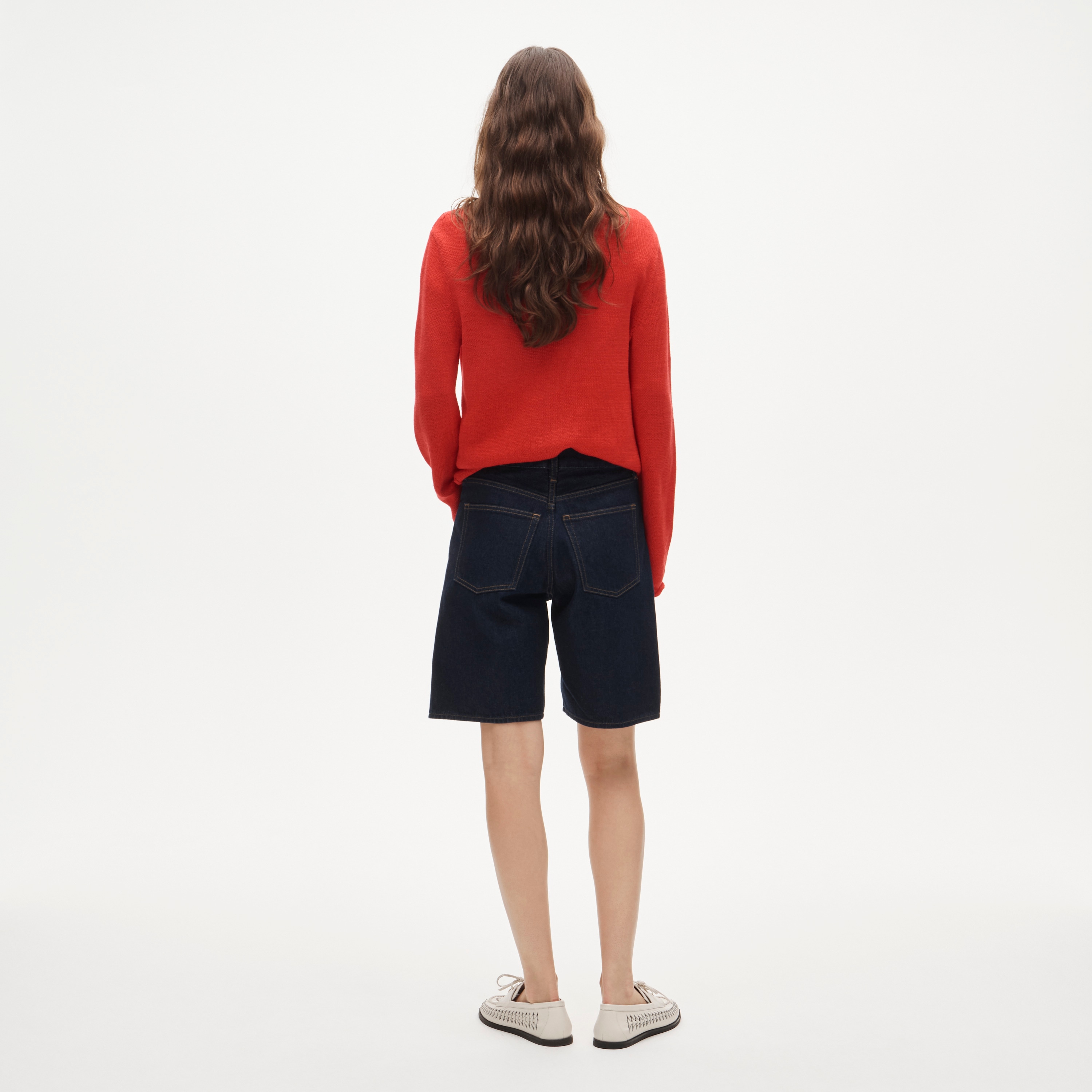 Denim bermuda short - image 5