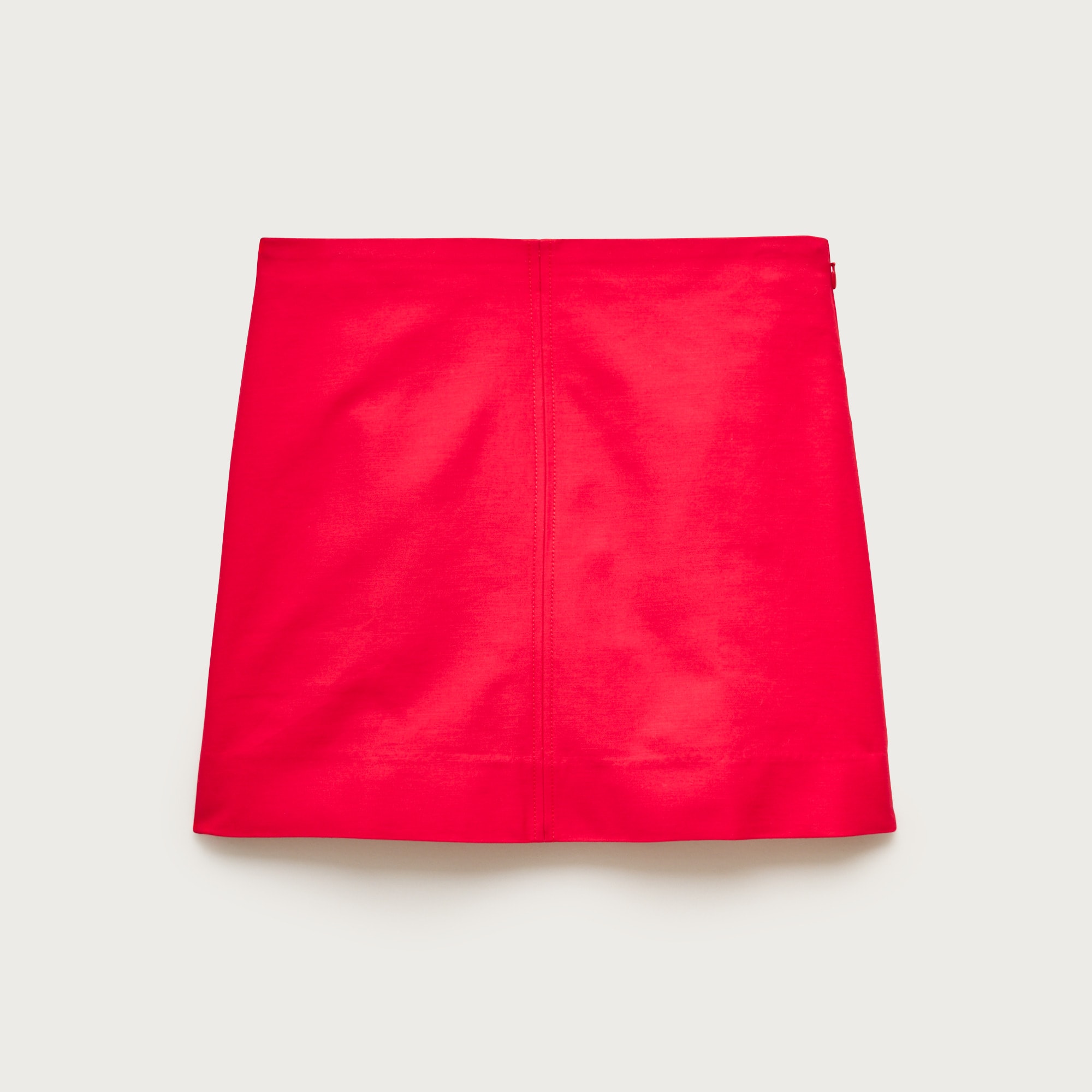Fairfax mini skirt in double cotton poplin