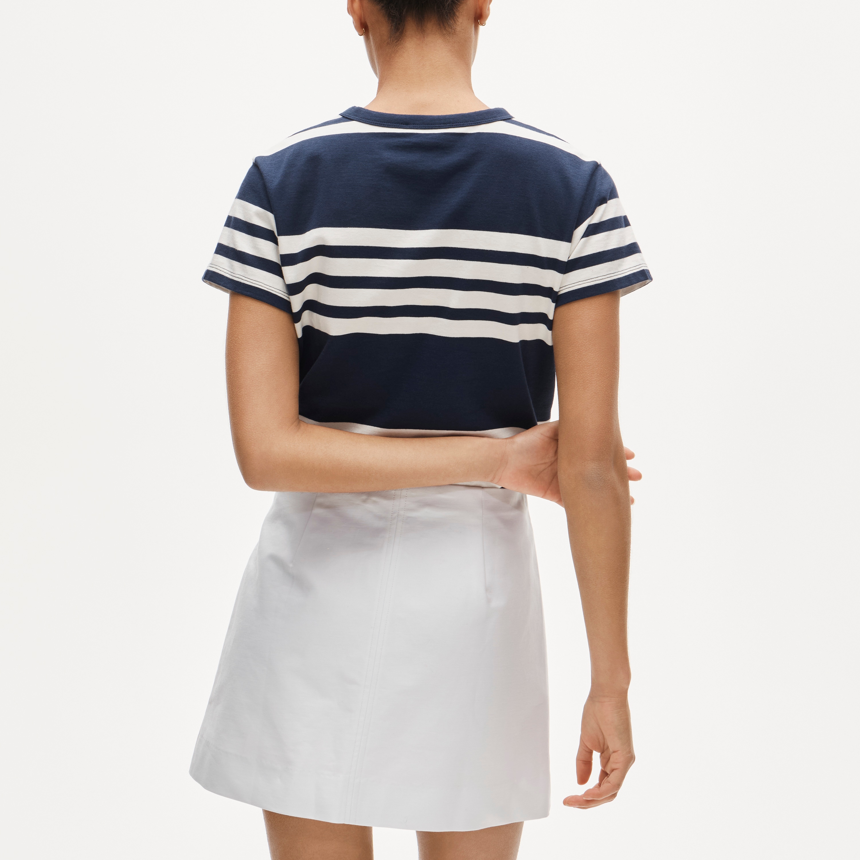 Fairfax mini skirt in double cotton poplin - image 4
