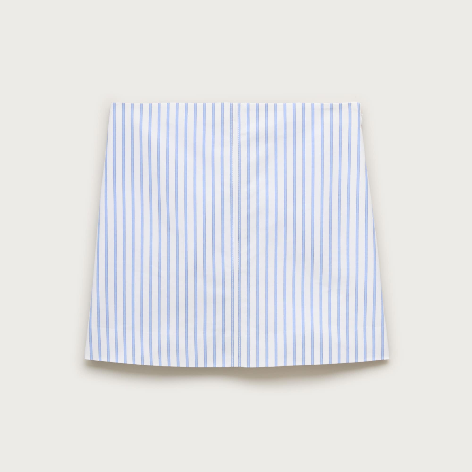 Fairfax mini skirt in striped double cotton poplin from J.Crew - $118