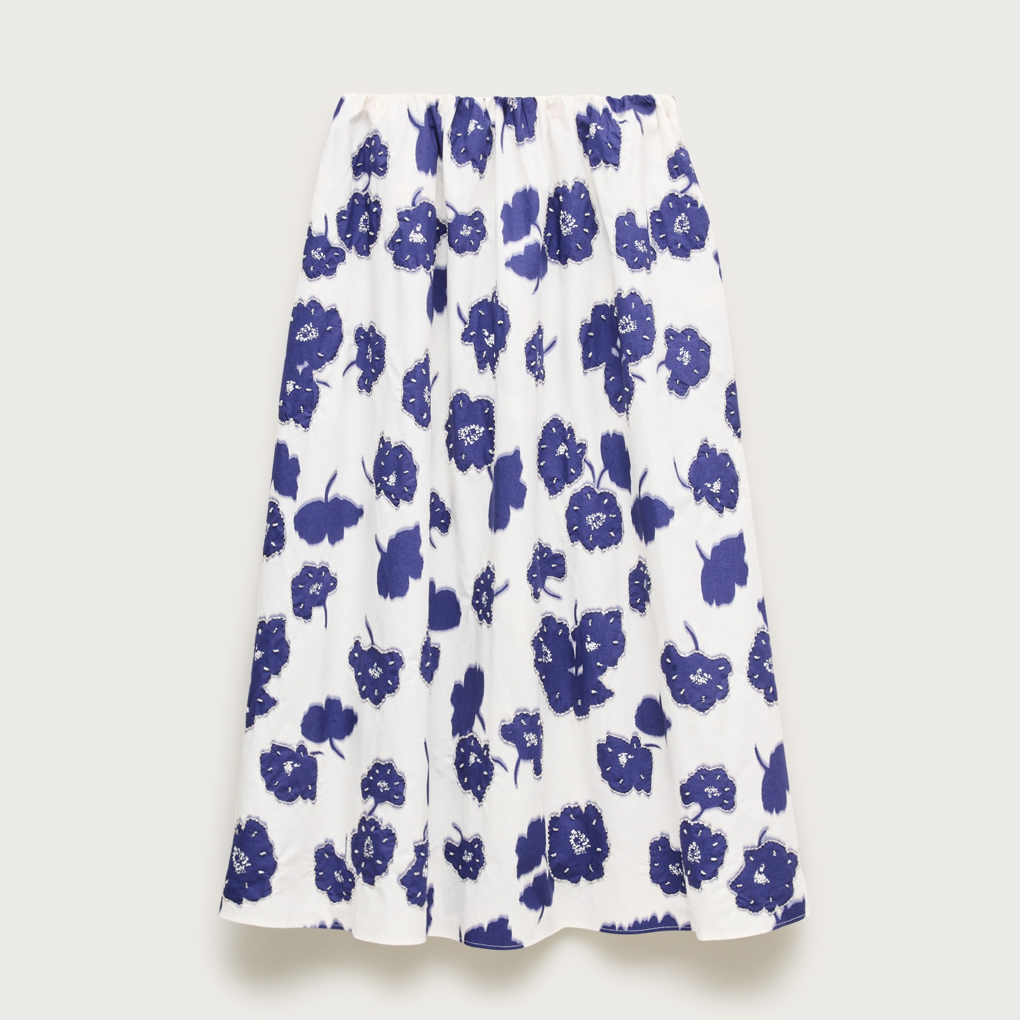 Fairfax Mini Skirt In Blurred Floral Jacquard For Women | J.Crew