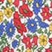 Ruffle-trim slip skirt in Liberty&reg; fabric PETAL AND BUD MULTI