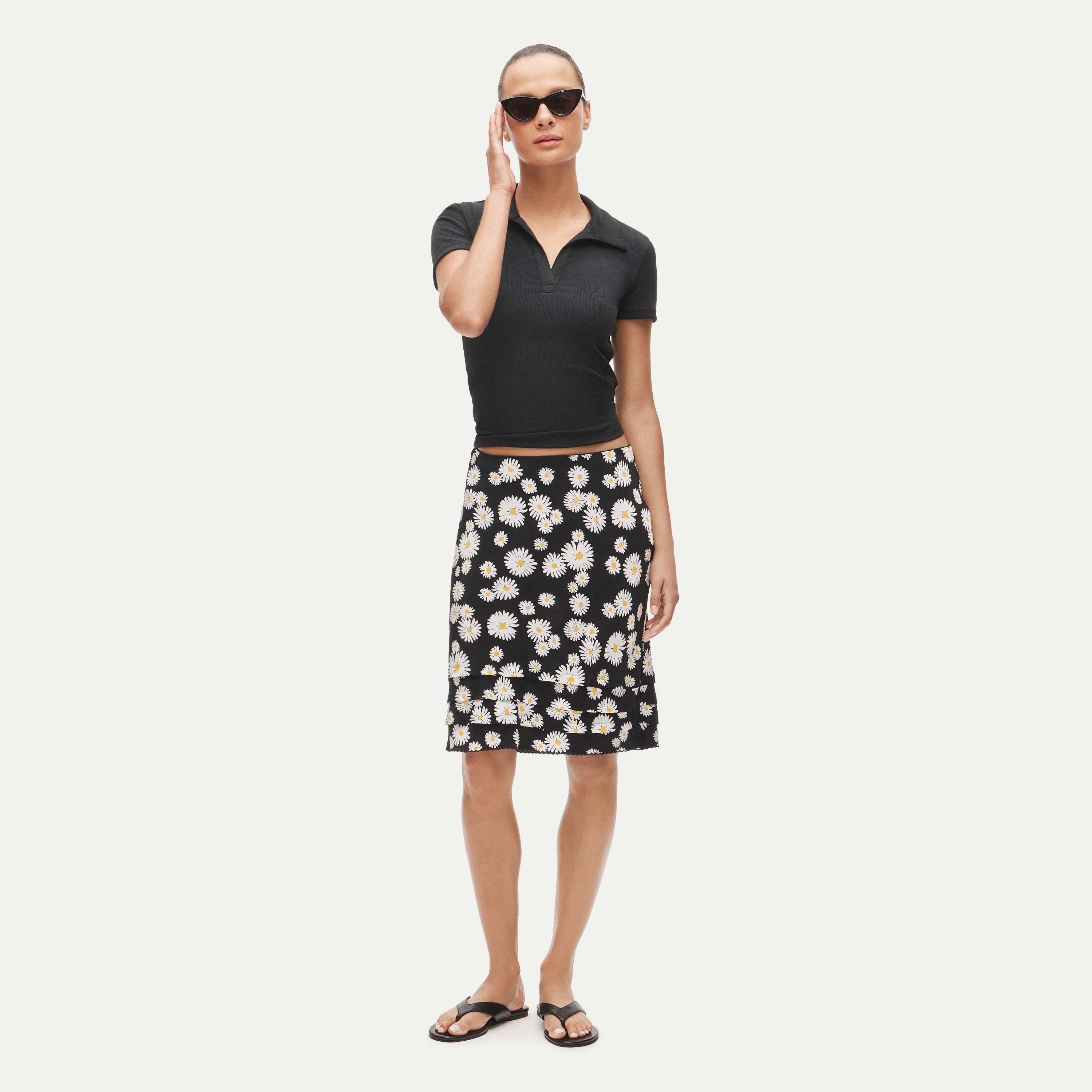スカート Soor Ploom Emelia Skirt Daisy Print FELINA SKIRT