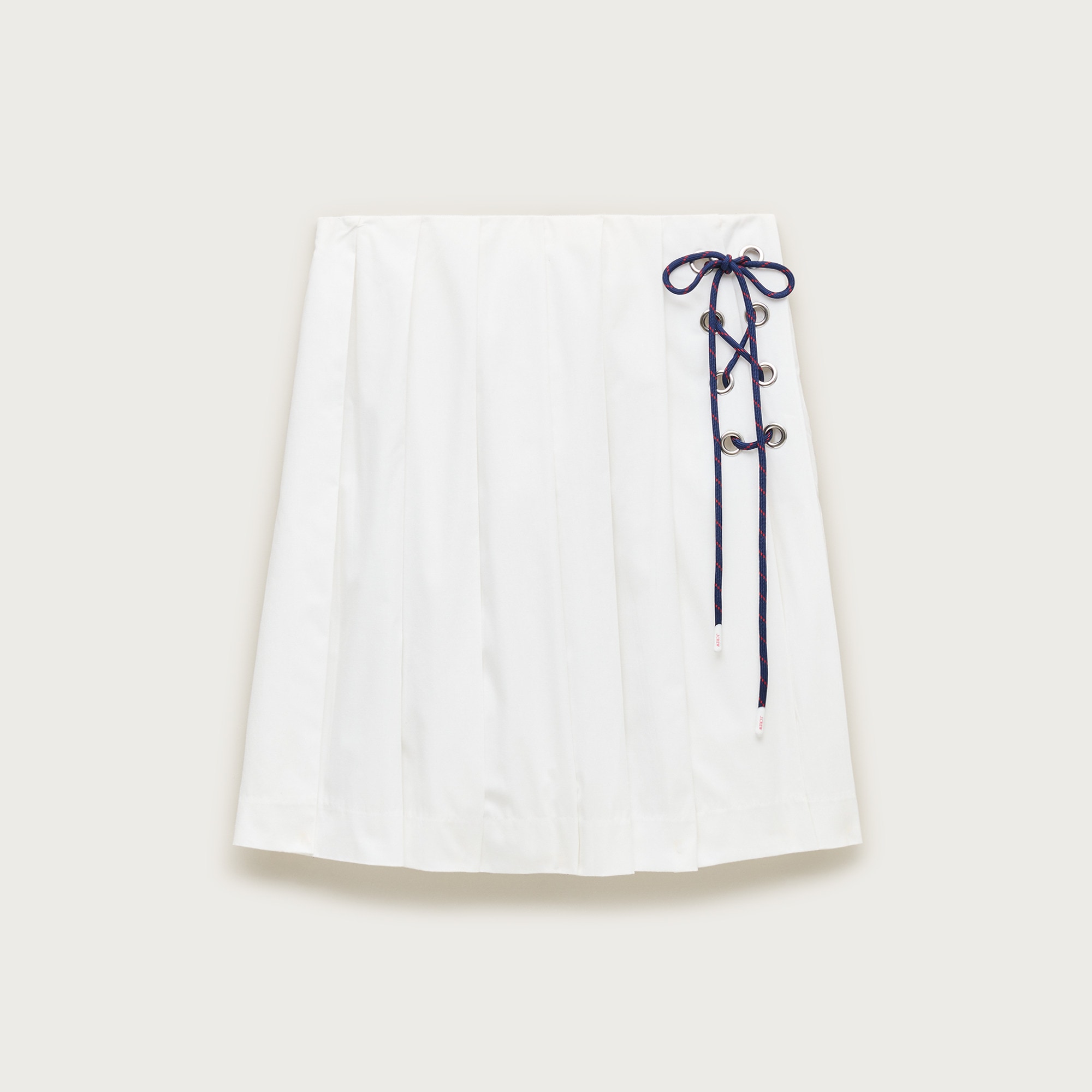 Side lace-up pleated skirt from J.Crew - $199