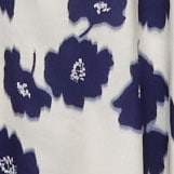 Veranda dress in dot print IVORY FADED NAVY