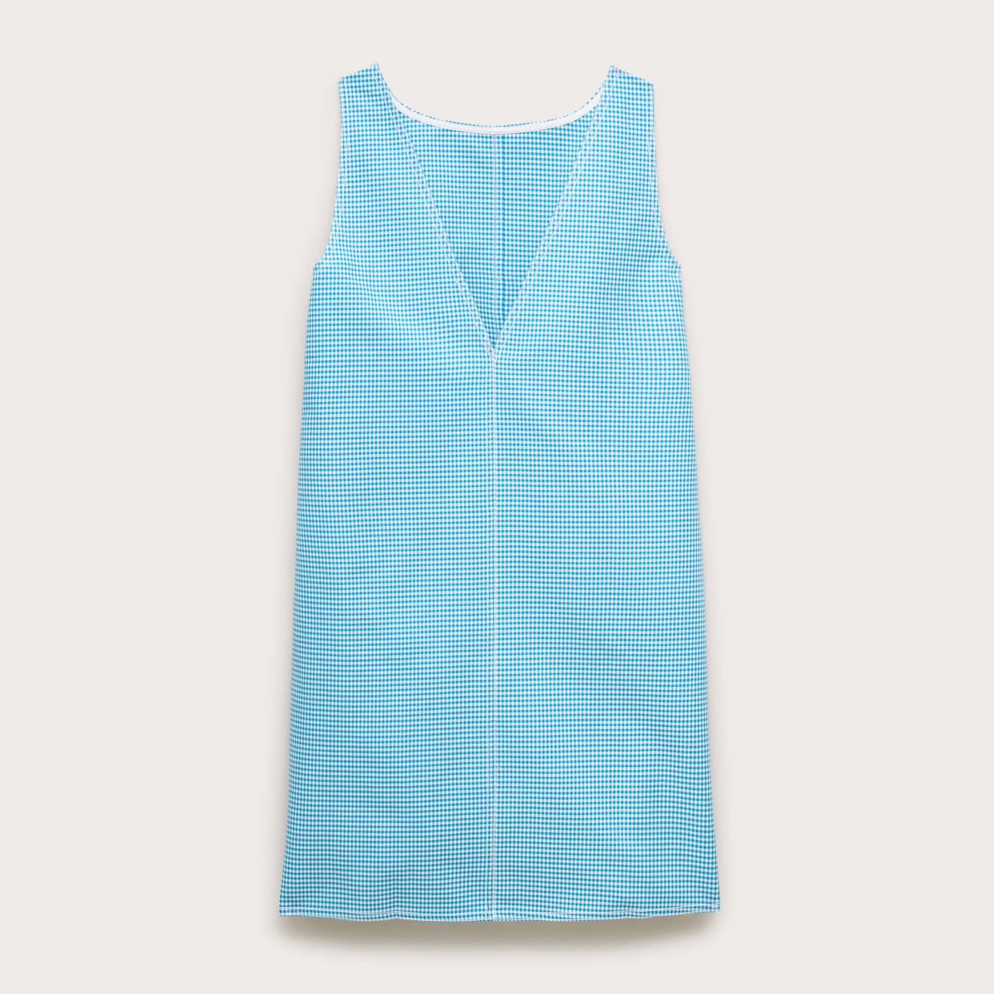 Billie Dress In Gingham Double Cotton Poplin For Women | J.Crew